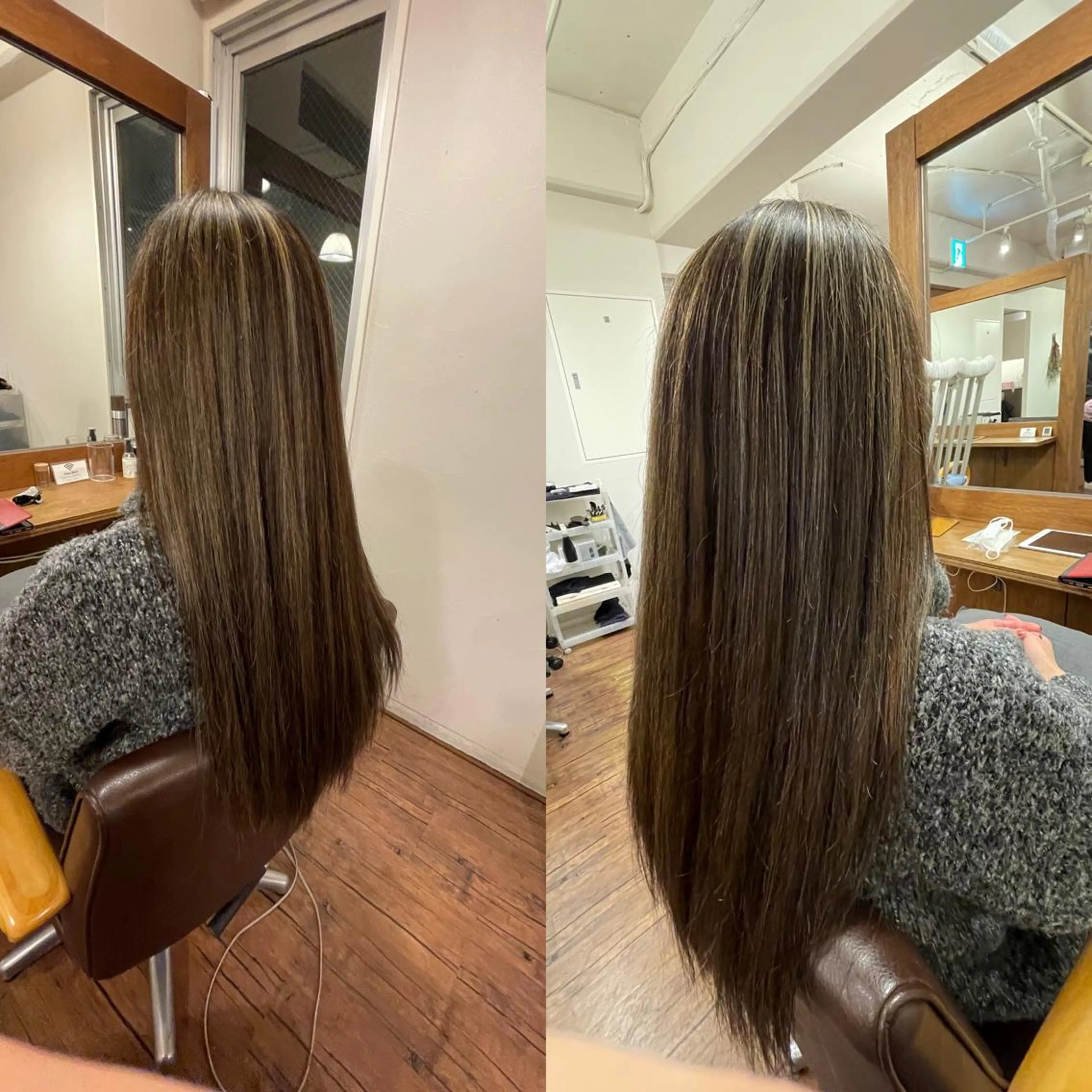 ロング 加藤 泰輔のヘアスタイル