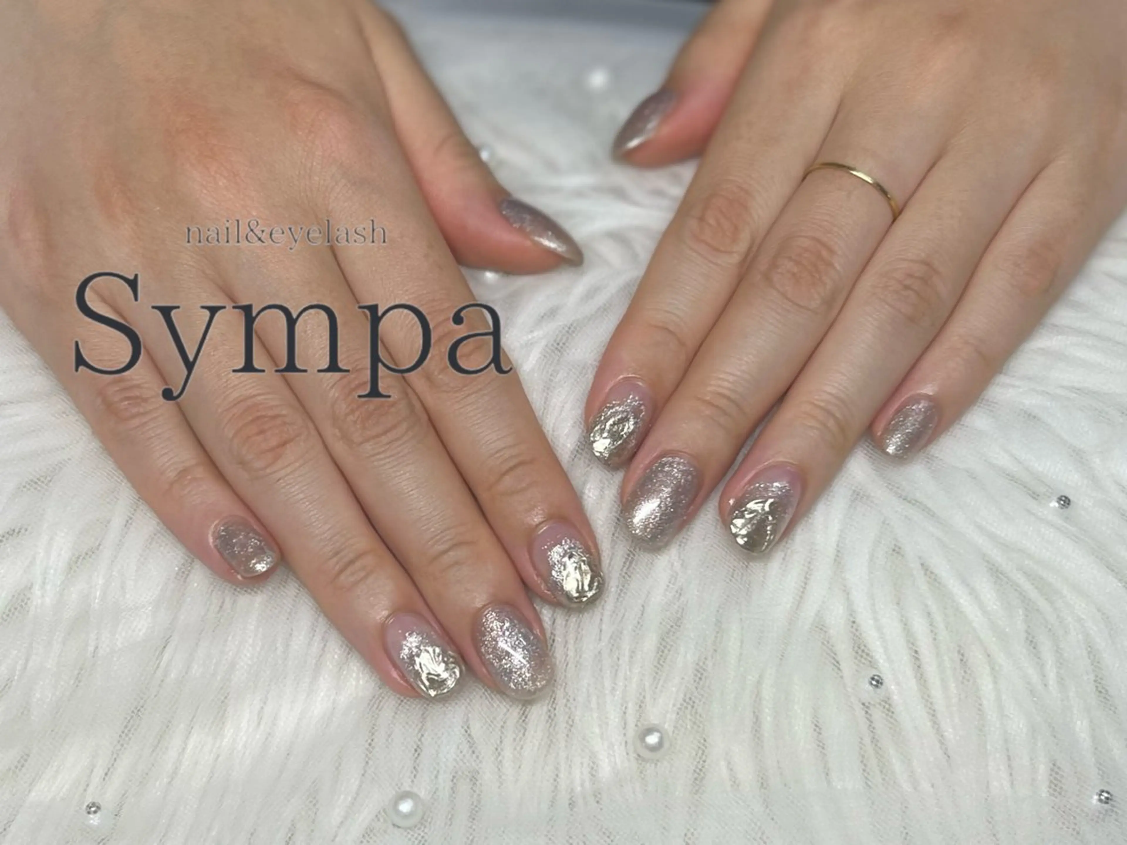 ネイル ハンドネイル Sympa 𝓜iwako🐰ᩚのネイルデザイン