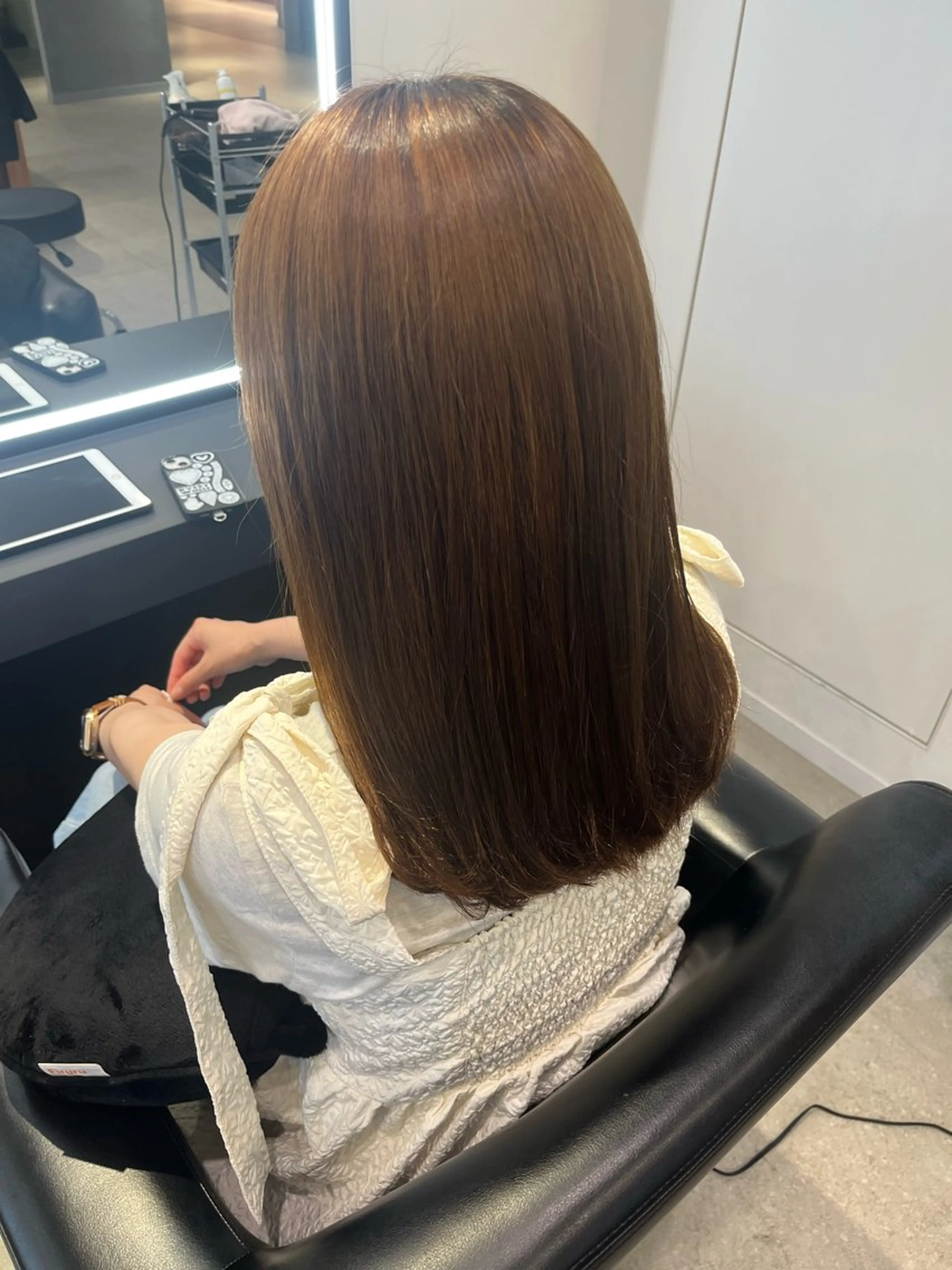 セミロング AYU (ému) 伏見/髪質改善のヘアスタイル