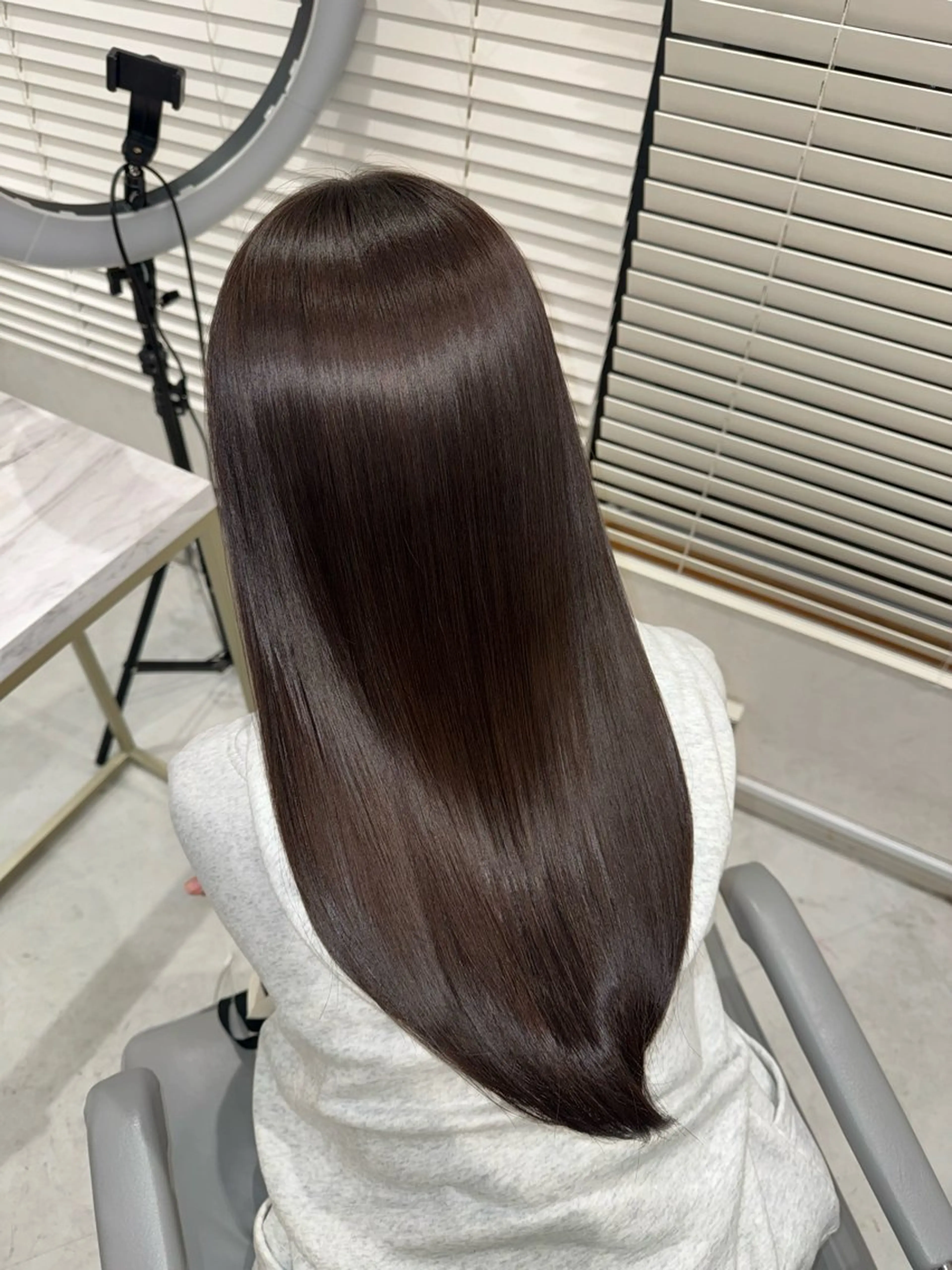 ロング ヘアカラー トリートメント ヘッドスパ 韓国/アイドルヘア 🎀みづきのヘアスタイル