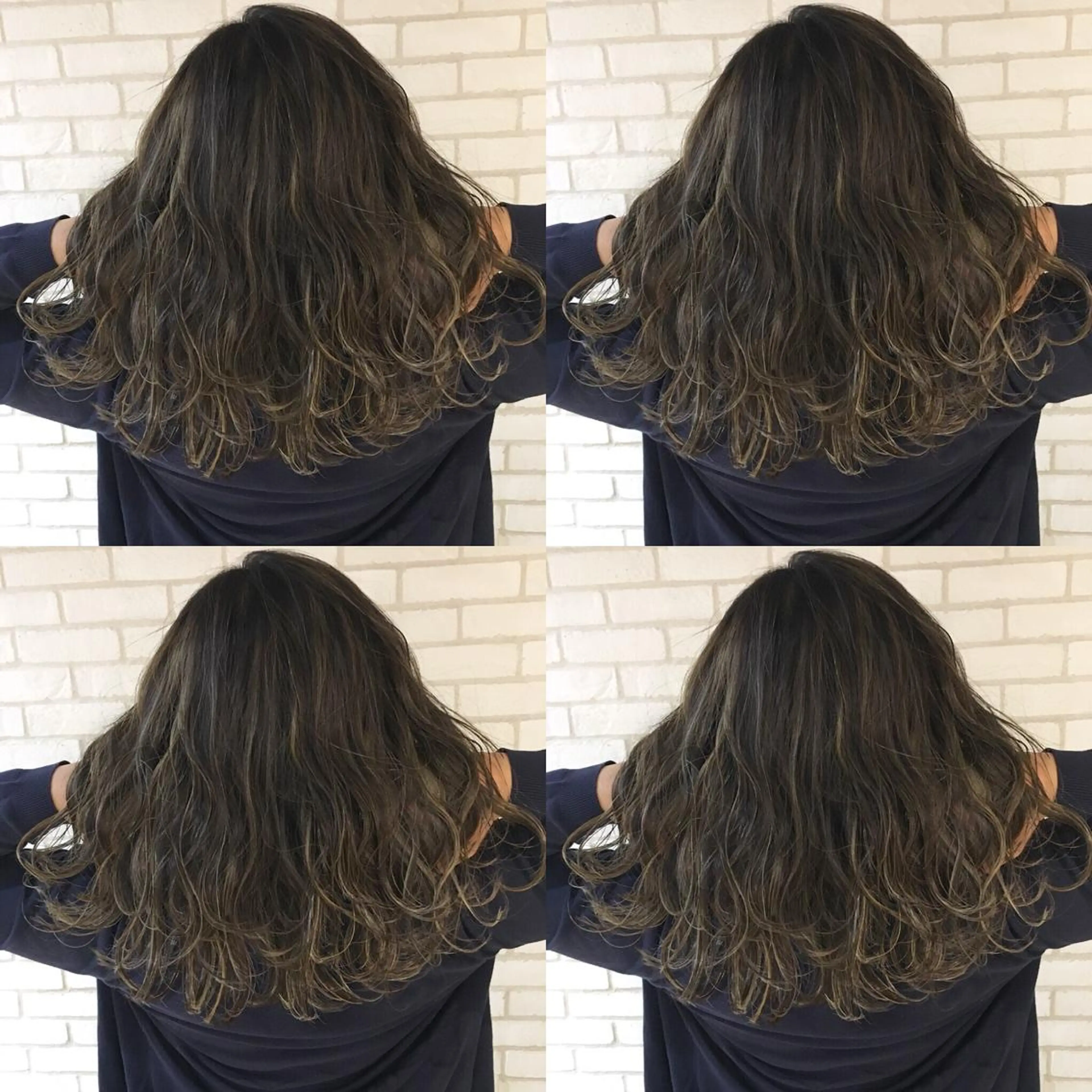 ミディアム カラー グラデーションカラー ハイライトカラー 外国人風カラー ハイライト 縮毛矯正 トリートメント 佐藤 高徳のヘアスタイル