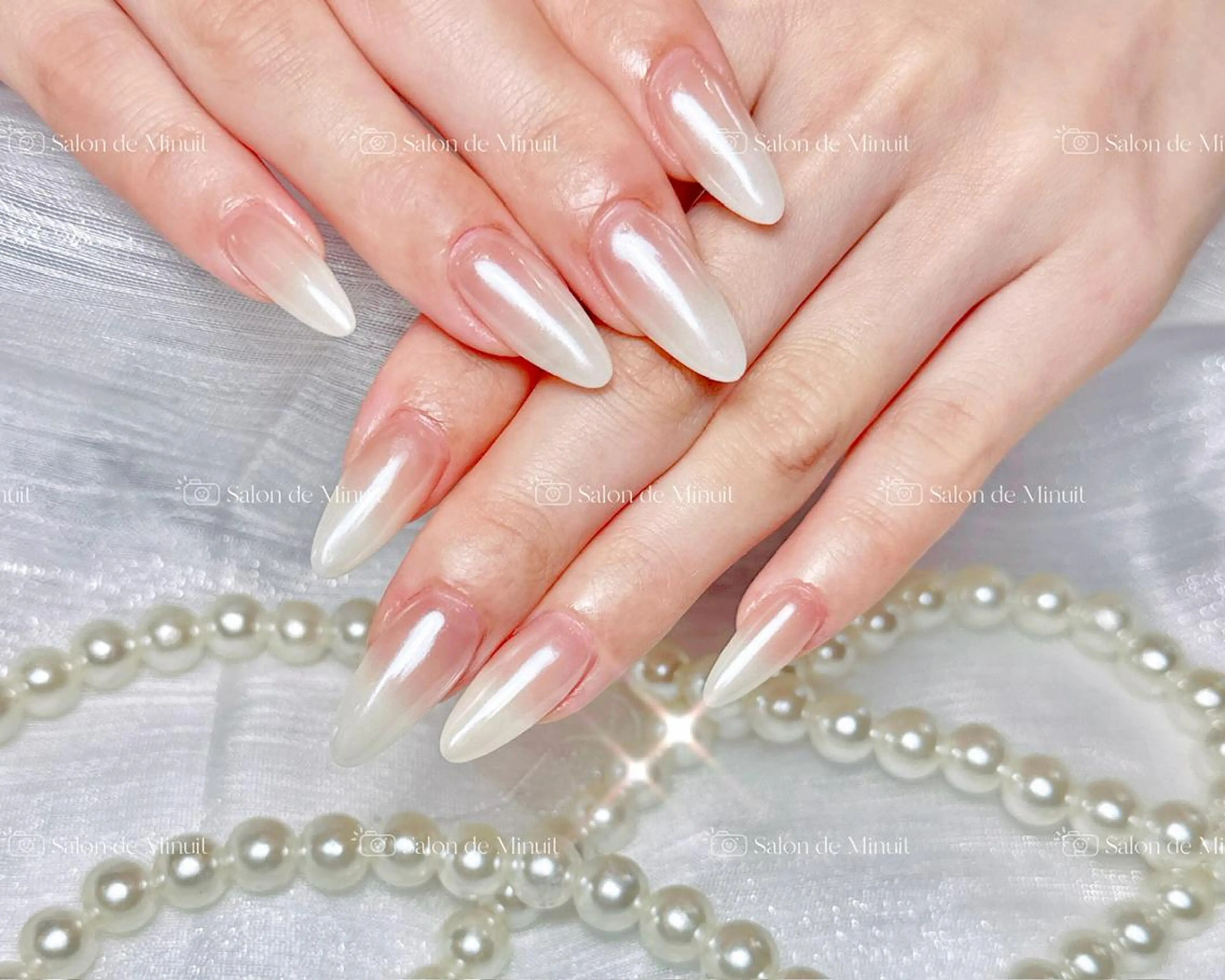 韓國風ベビーブーマー、カラーグラテーション+パールミラー6980の写真