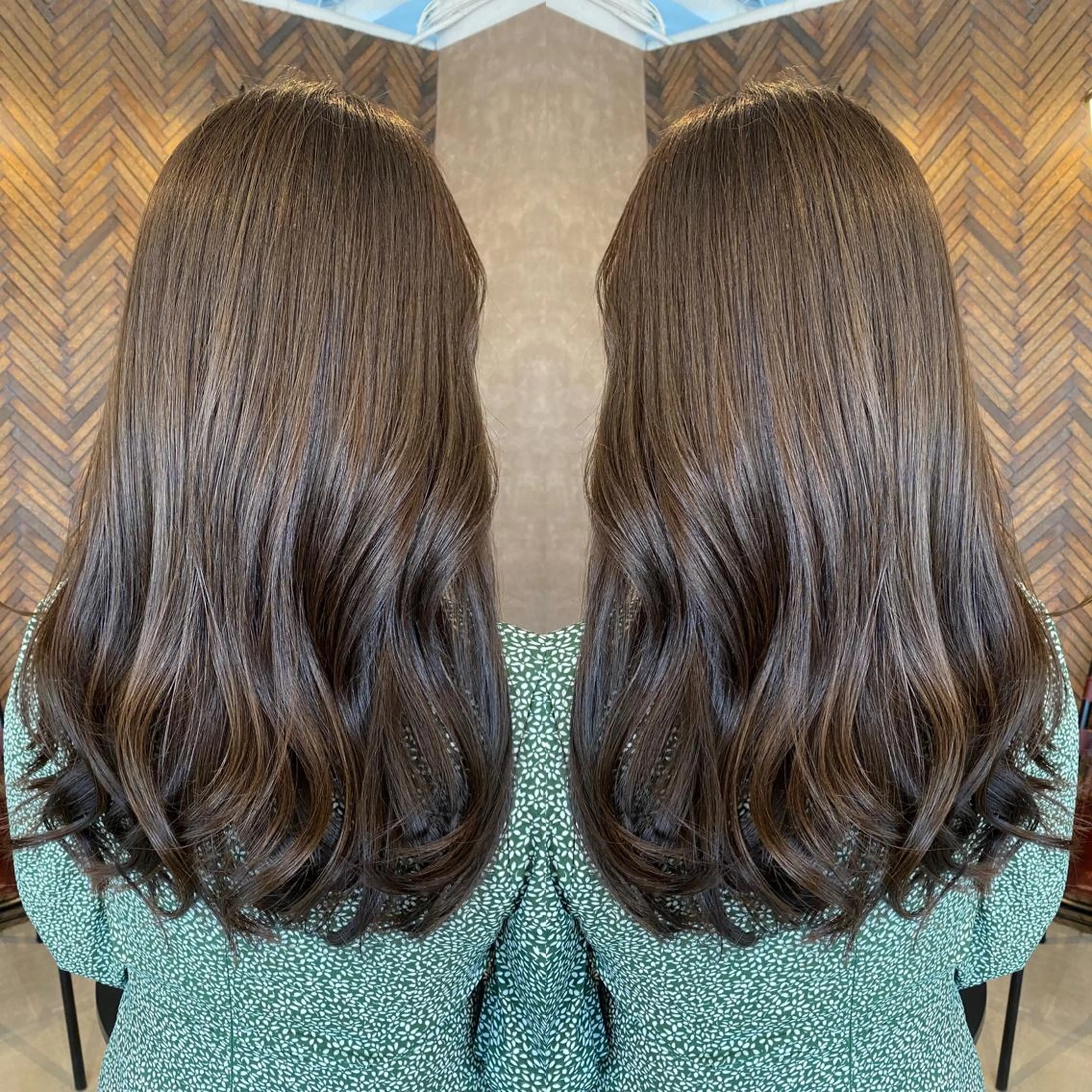 ロング カラー カット トリートメント tocca 💜石田愛結💜のヘアスタイル