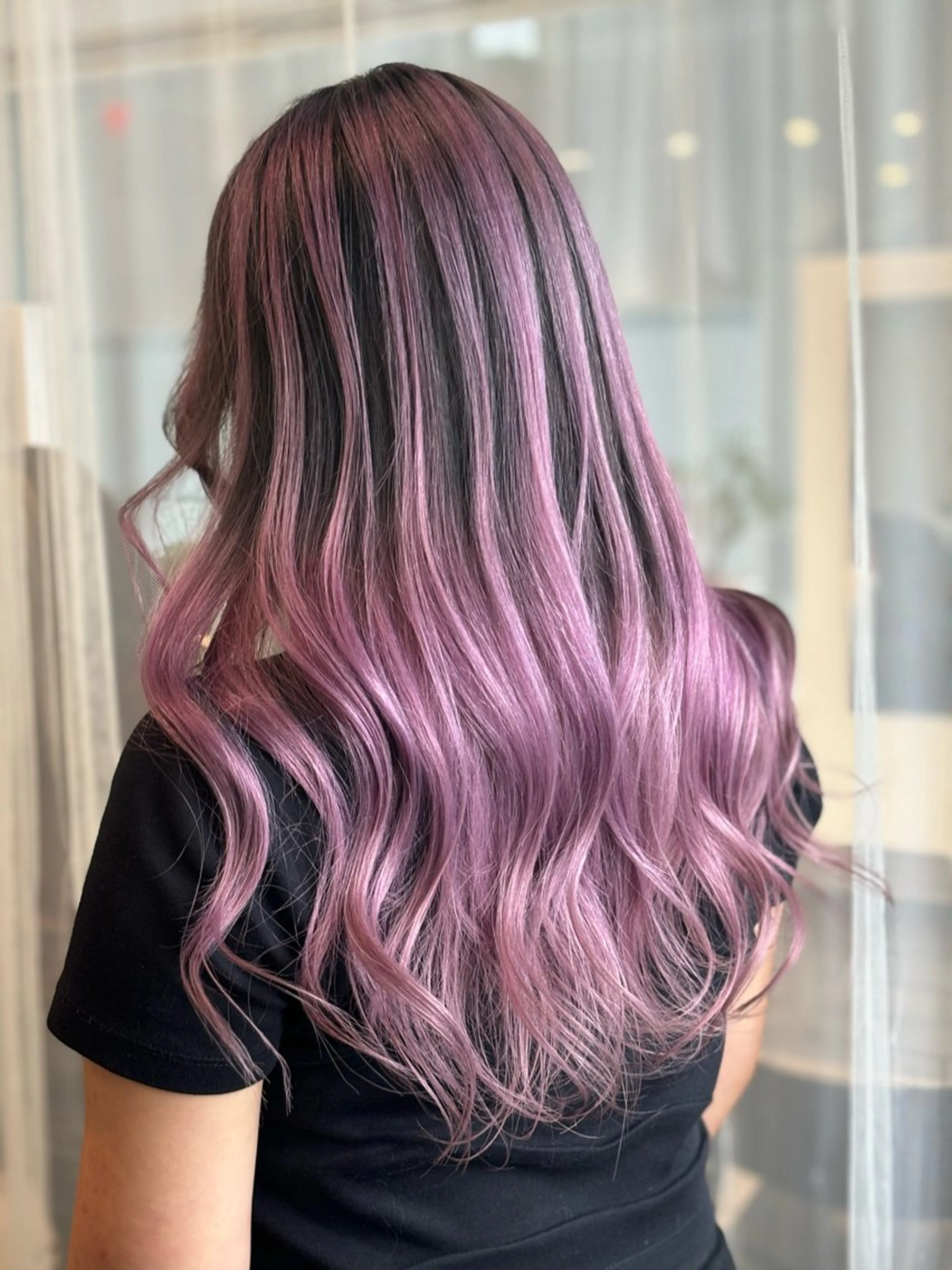 ロング カラー 京都美容師 塩のヘアスタイル