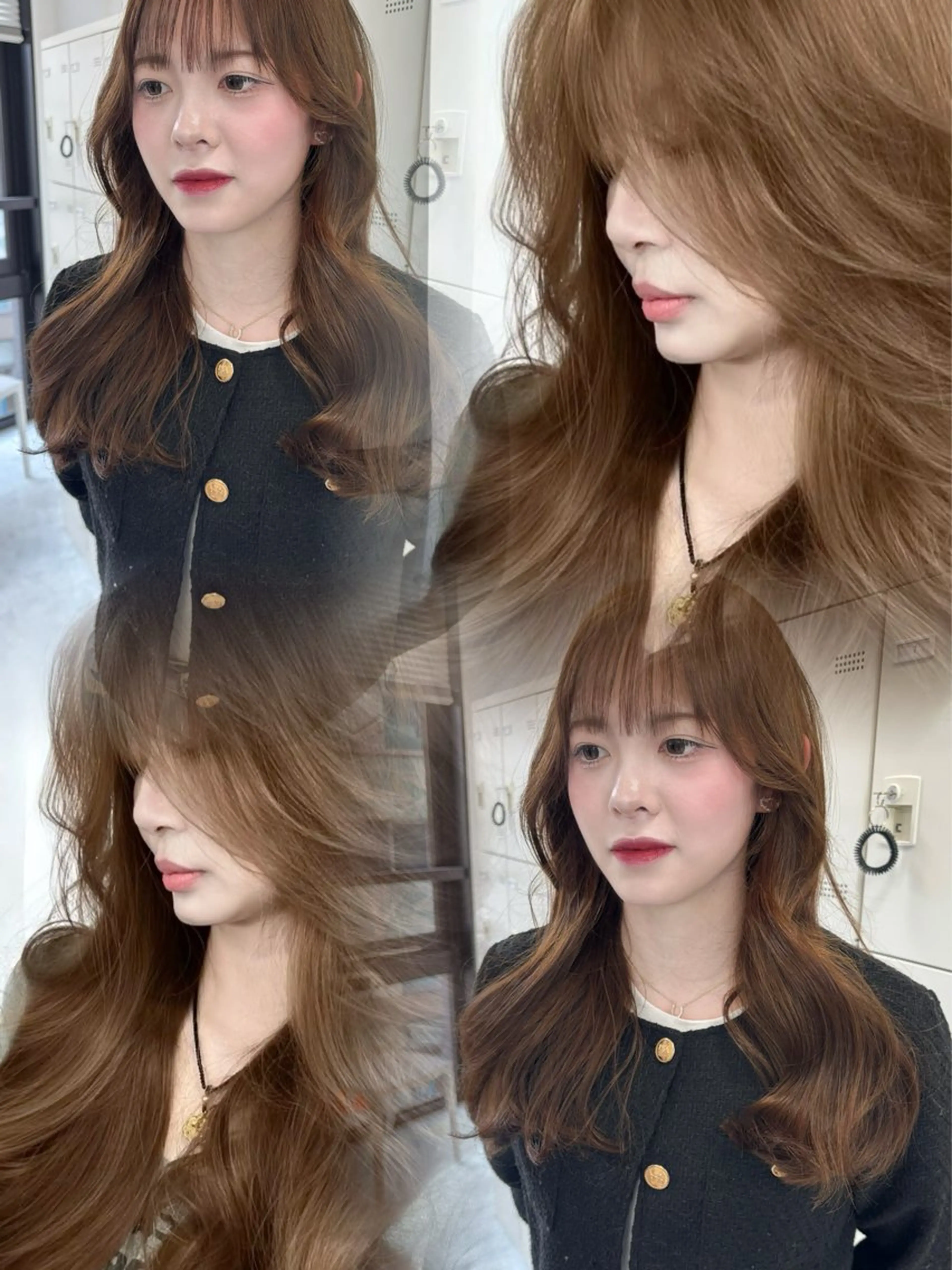 【🧚クリスマス前に🧚】ケアブリーチ➕ケアカラー➕トリートメント➕コテ巻き♡orストレート♡の写真