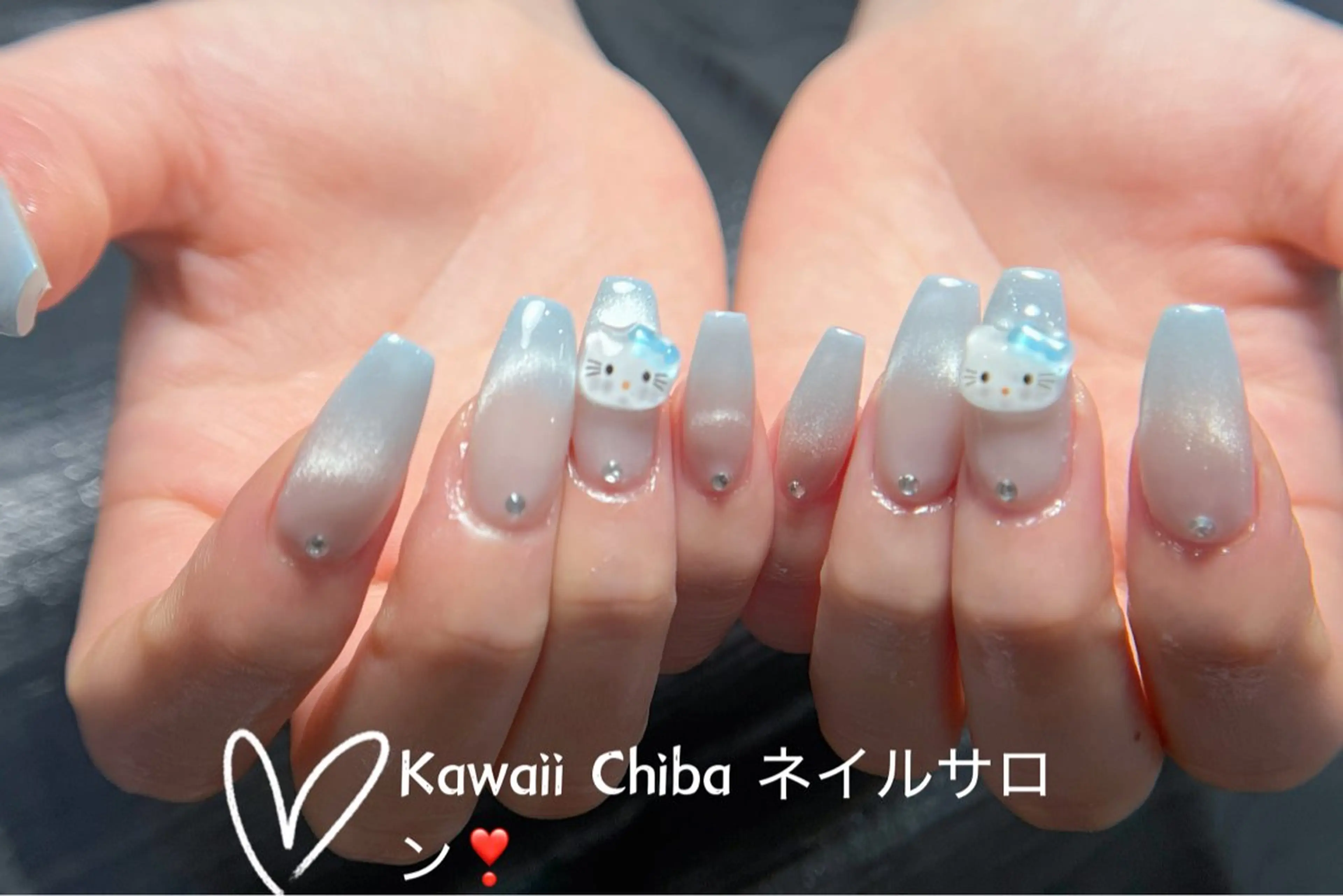 ネイル 長さ出し フットネイル 韓国ネイル 夏ネイル Kawaii Chiba nailのネイルデザイン