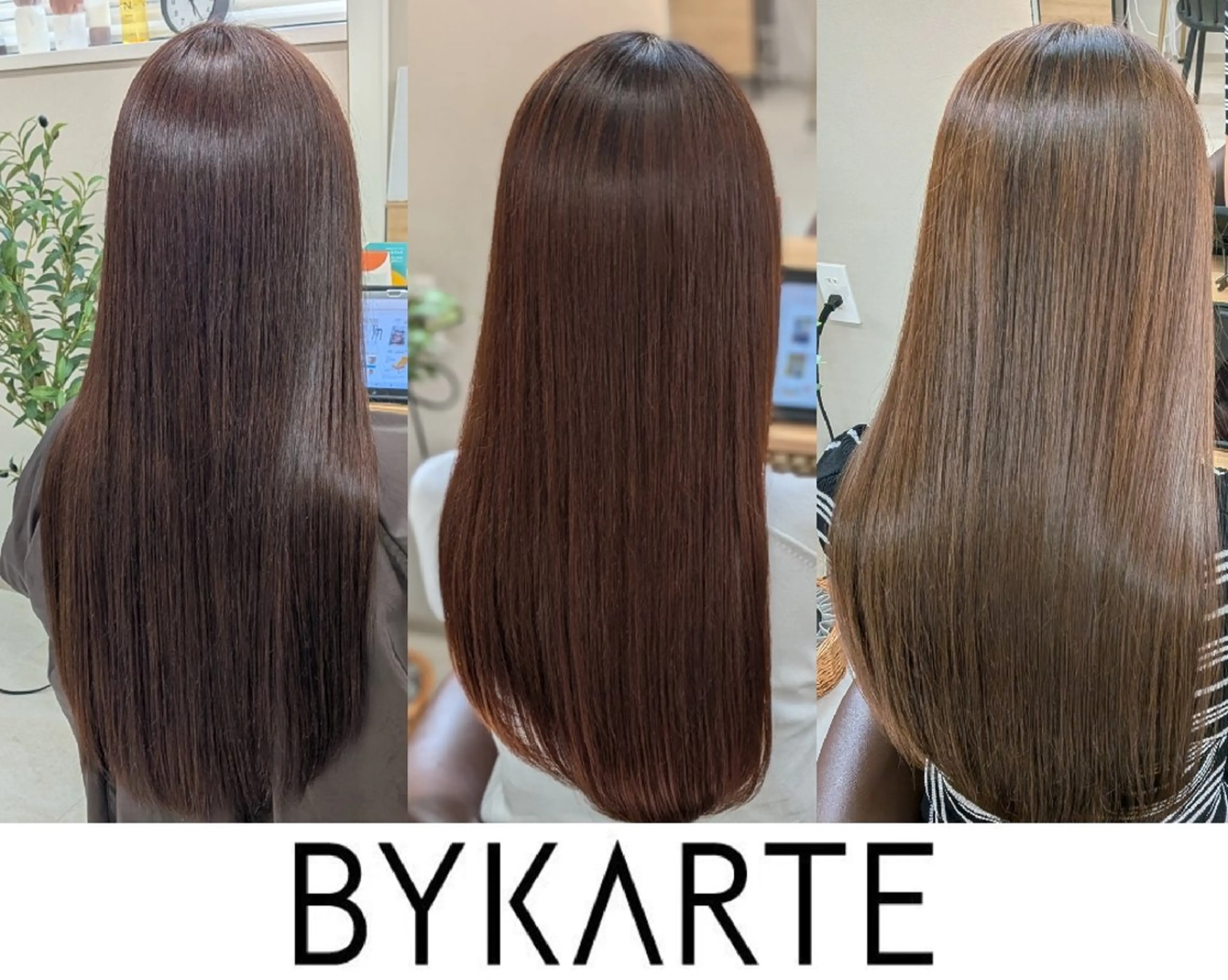 【艶感No.1】ケアカラー＋髪質再生バイカルテ(ミニモ学割対応)の写真