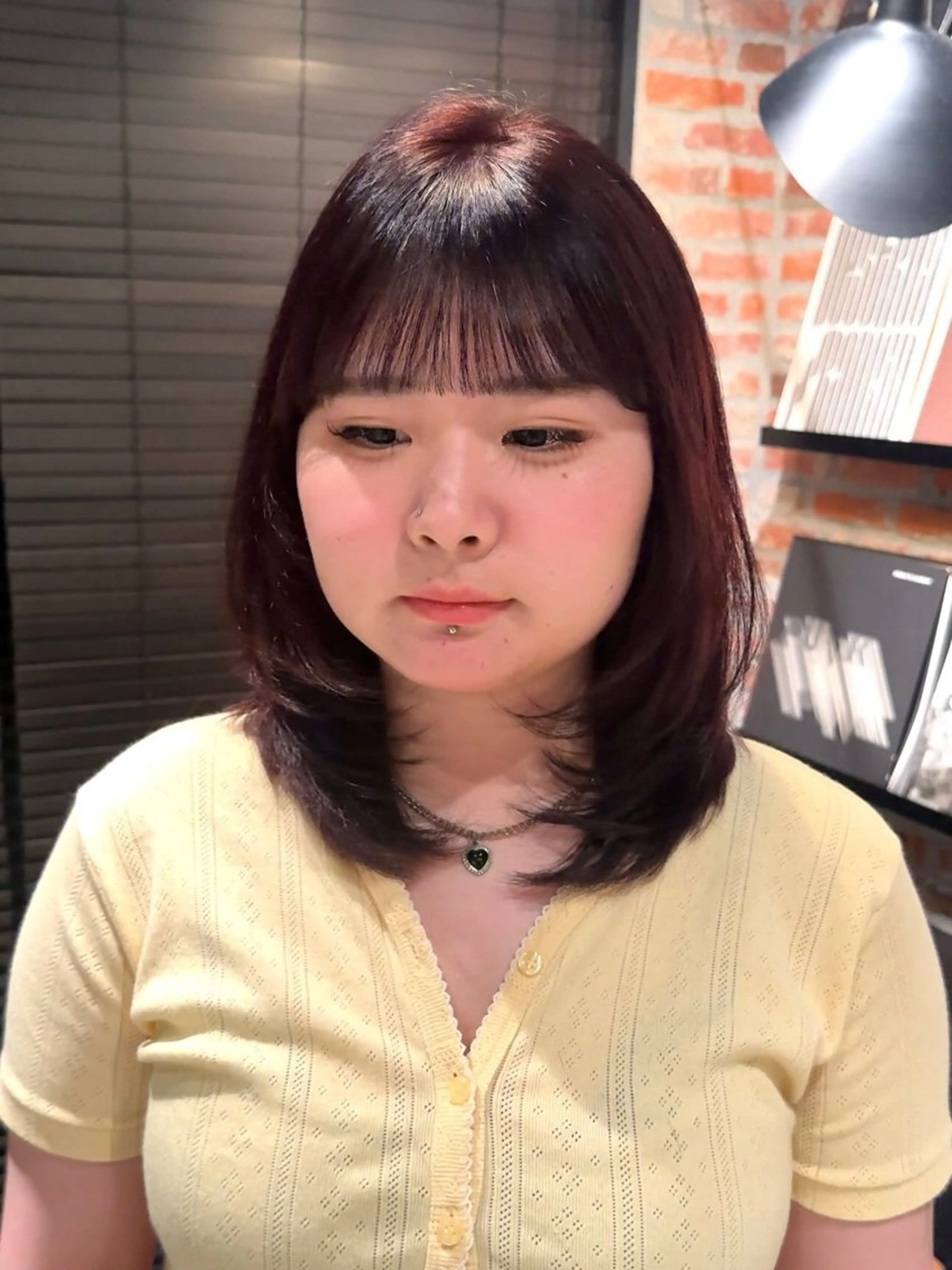 ミディアム レイヤーカット miyu カットモデル募集中のヘアスタイル