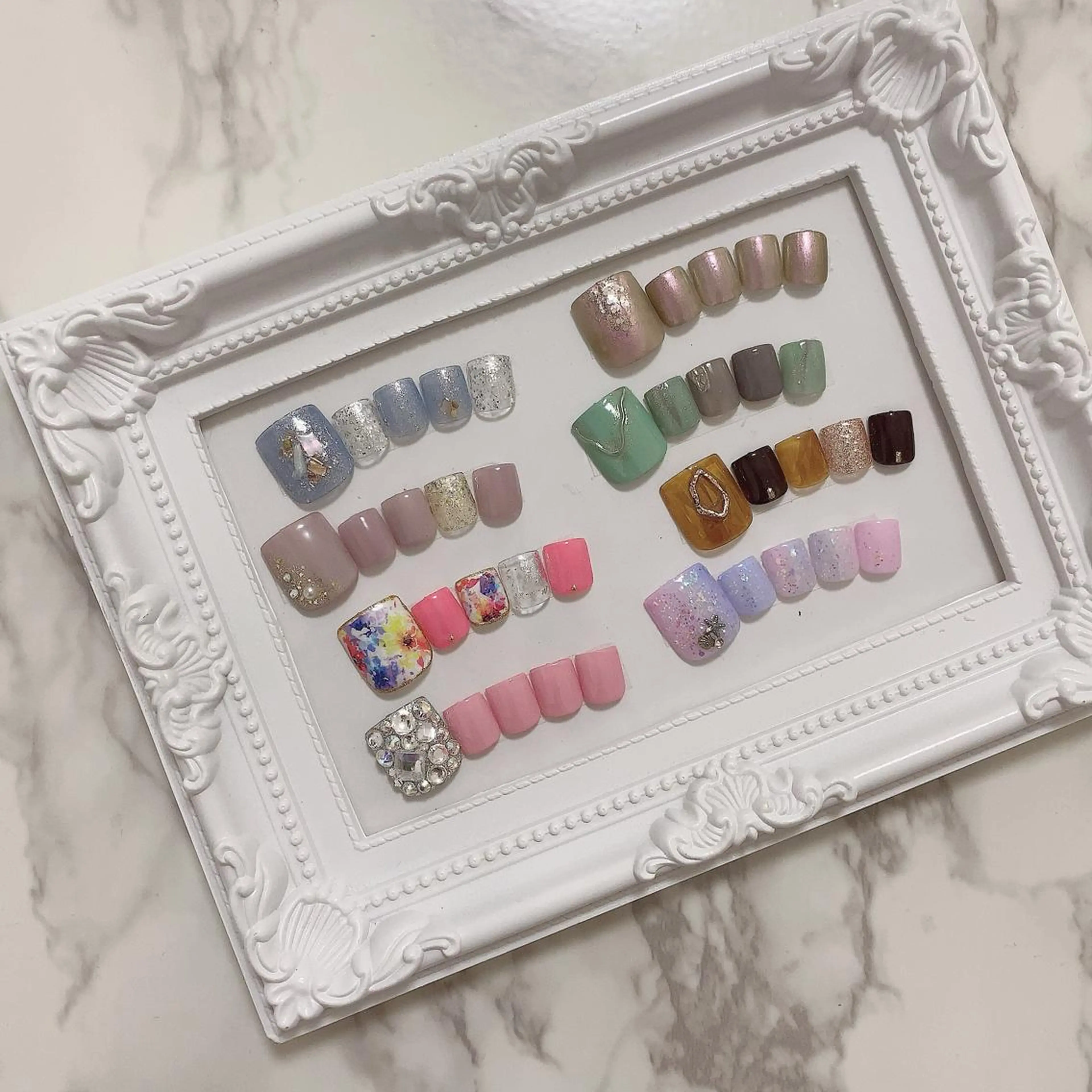 フットバス＆保湿クリーム仕上げ☺︎定額アートの写真