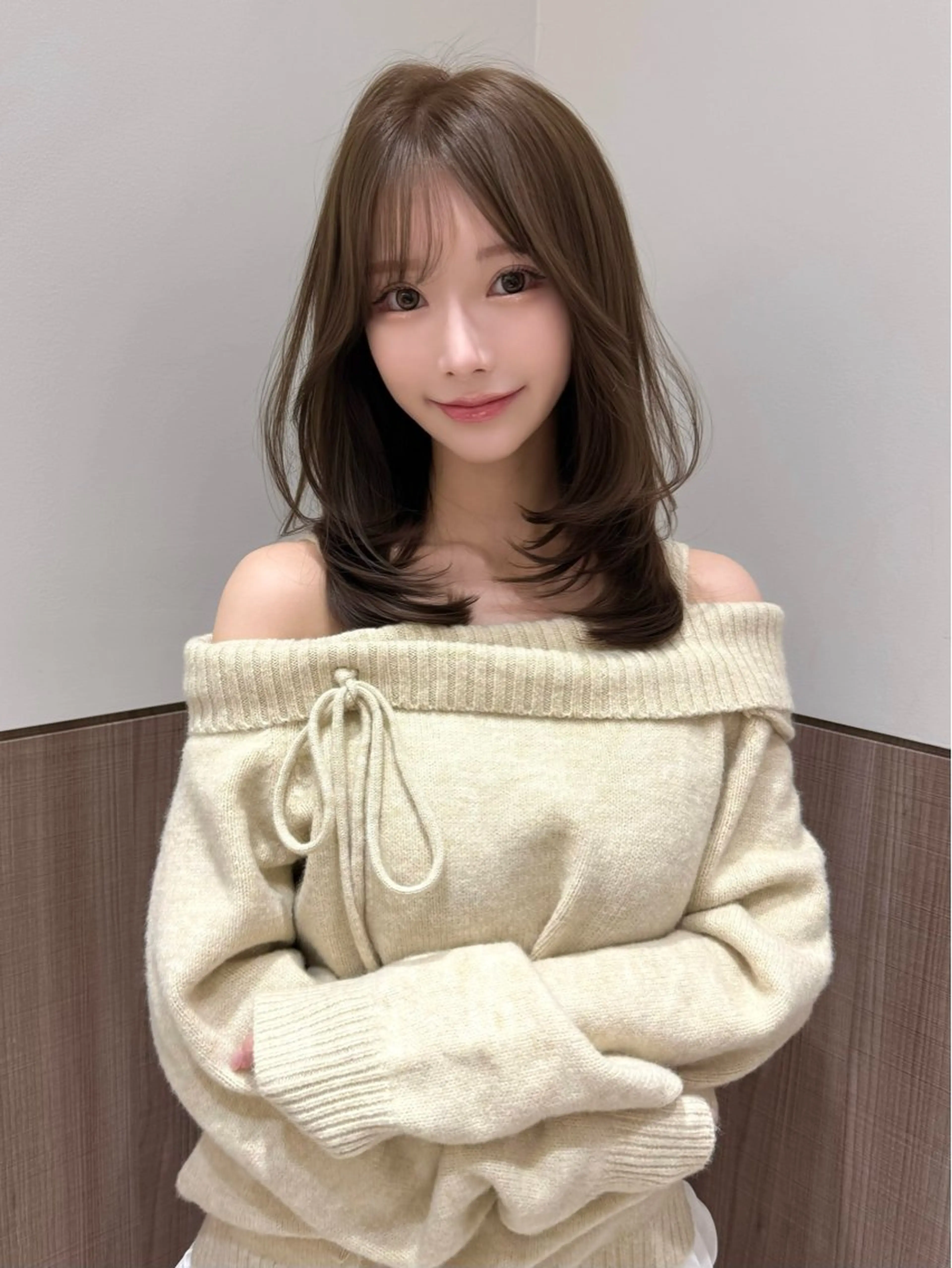 【🎀期間限定価格】カット+カラー+SUBLIMICトリートメント🤍の写真