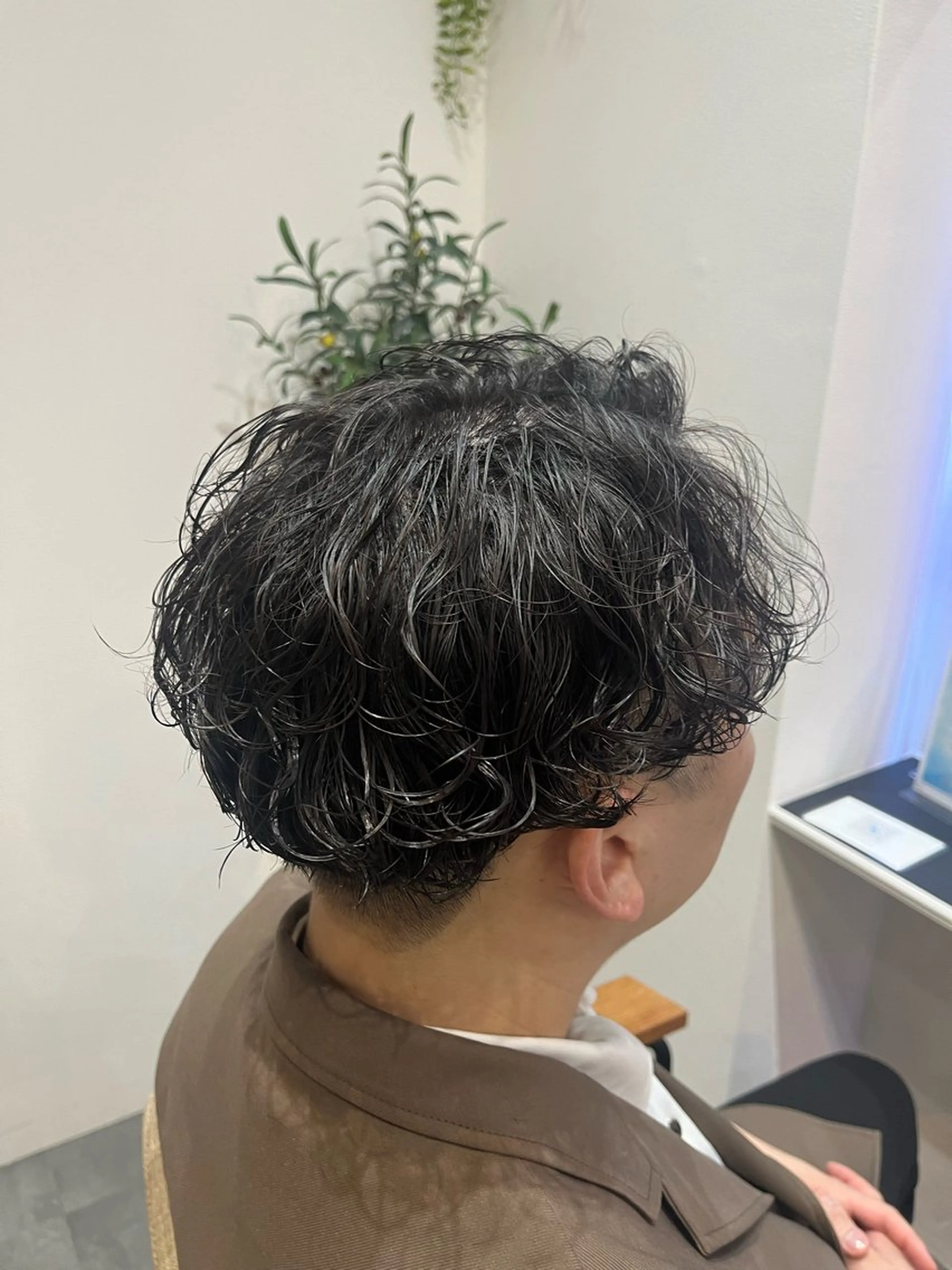 パーマ メンズ 藤田 詩織のヘアスタイル