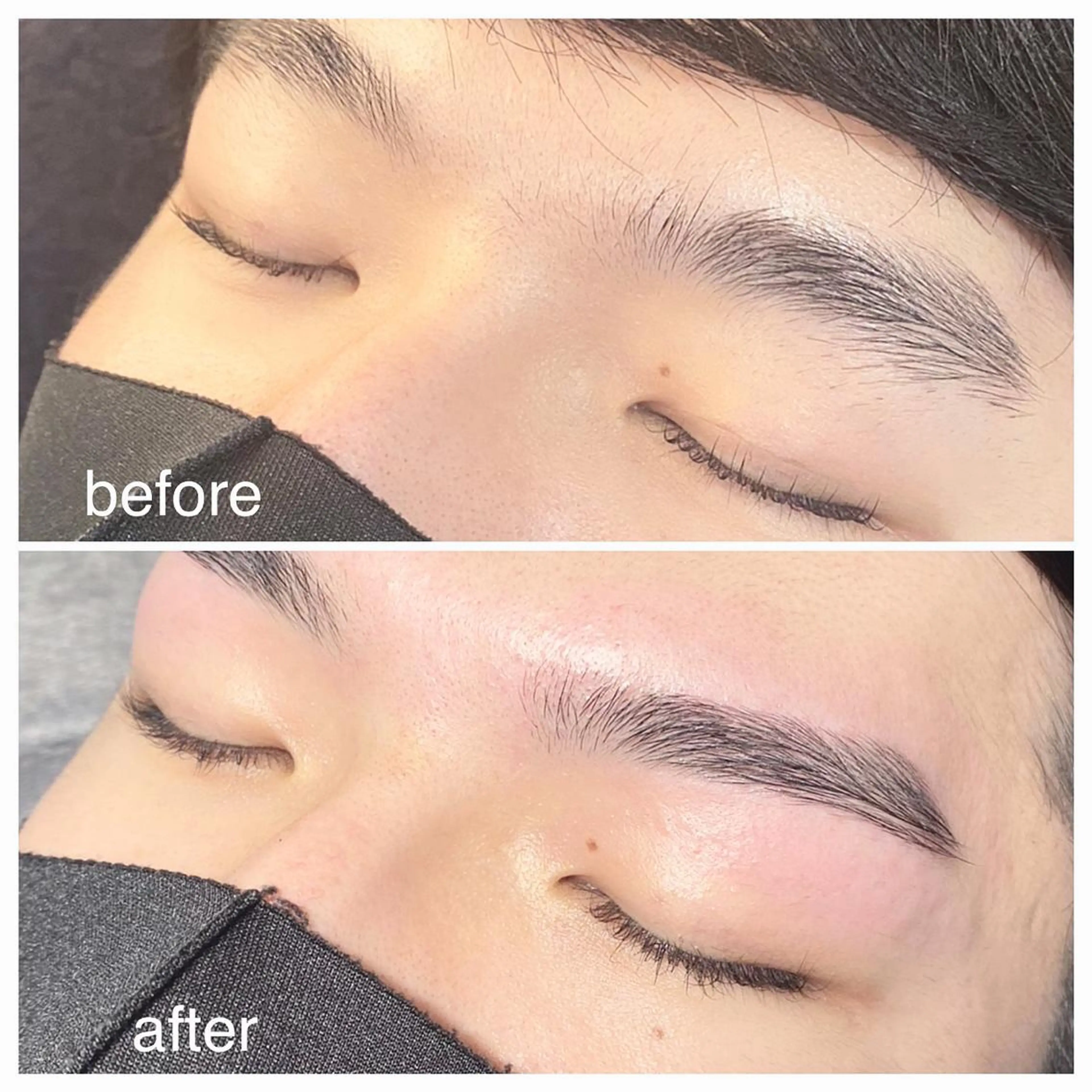 メンズ アイブロウ ブロウリスト nagaのマツエク・マツパデザイン