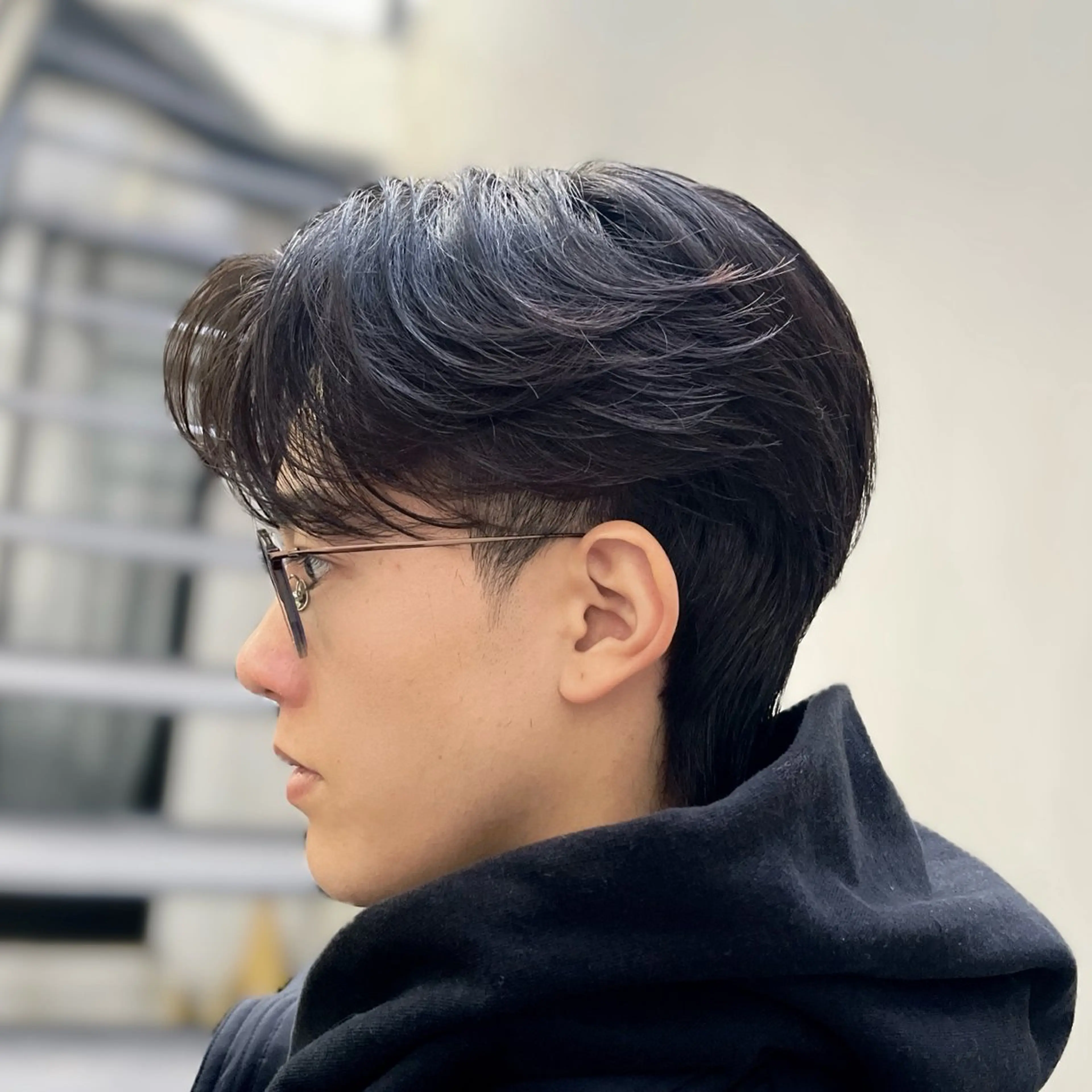 パーマ メンズ 縮毛矯正 ストレートパーマ EXCIA表参道所属・原宿/表参道メンズ 曲がる縮毛矯正/福田のヘアスタイル