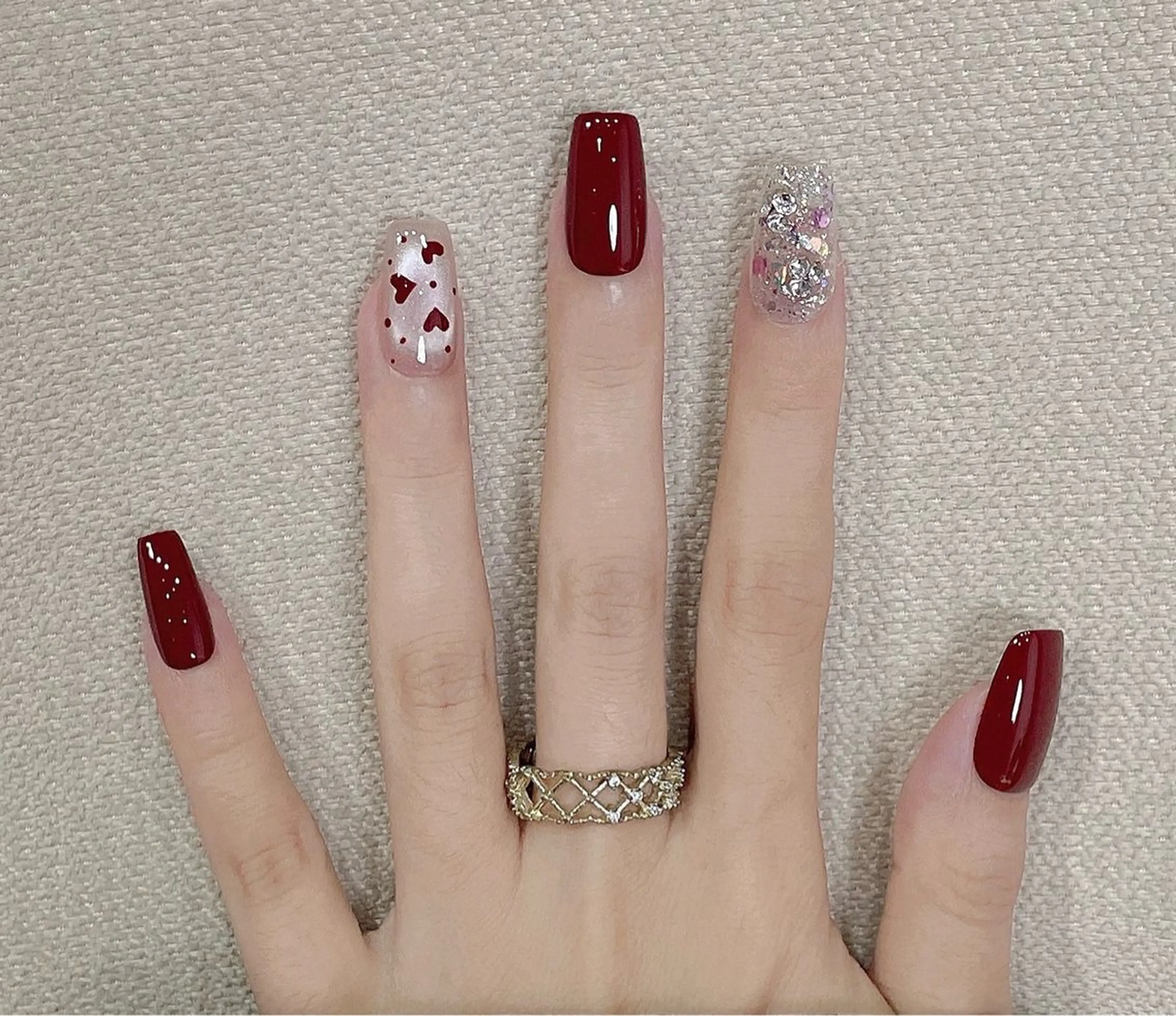ネイル ハート U.MI Nail Salonのネイルデザイン