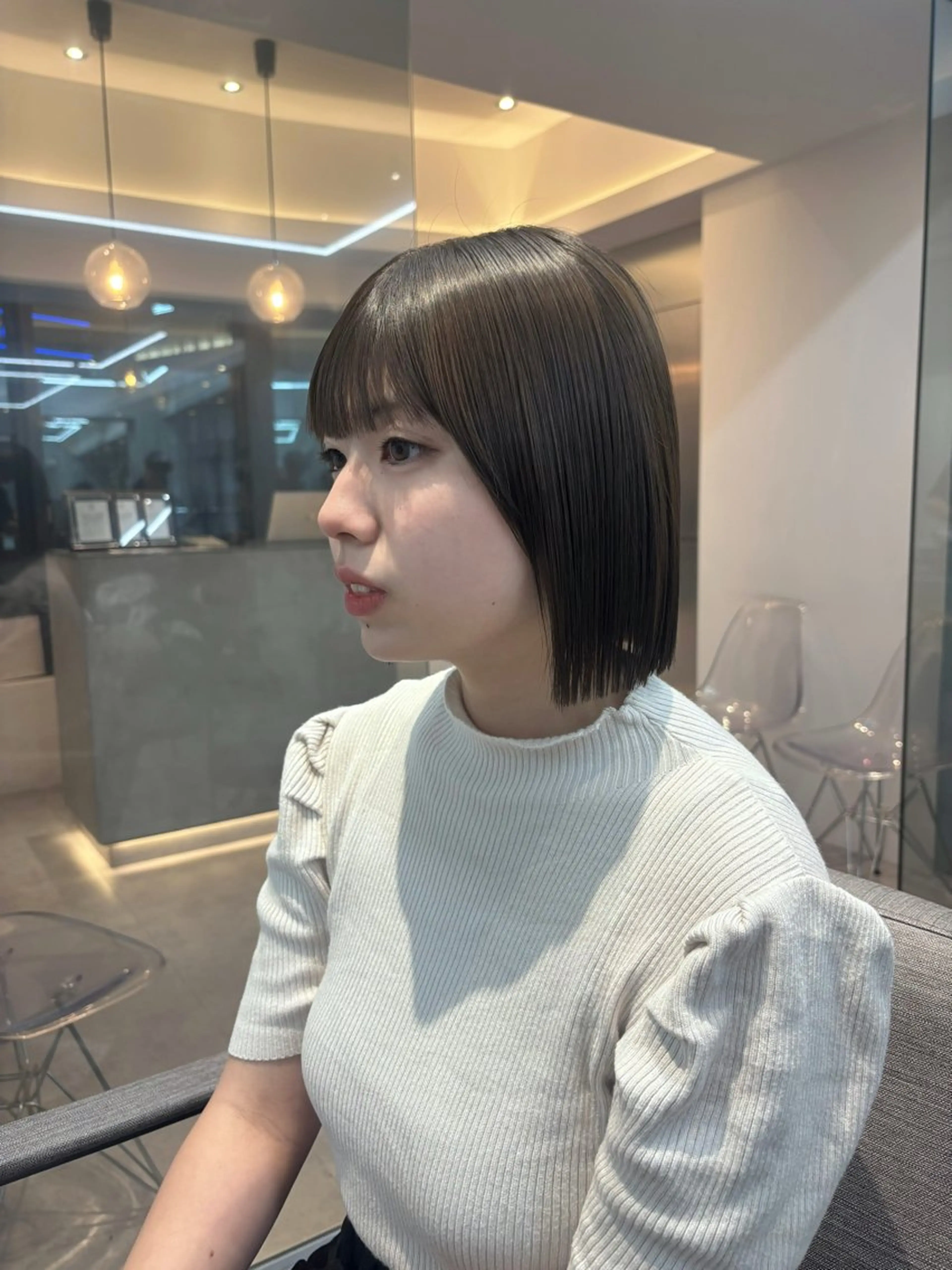 ショート 顔周りカット トリートメント 透明感/韓国ヘア/ miyu 🎀のヘアスタイル