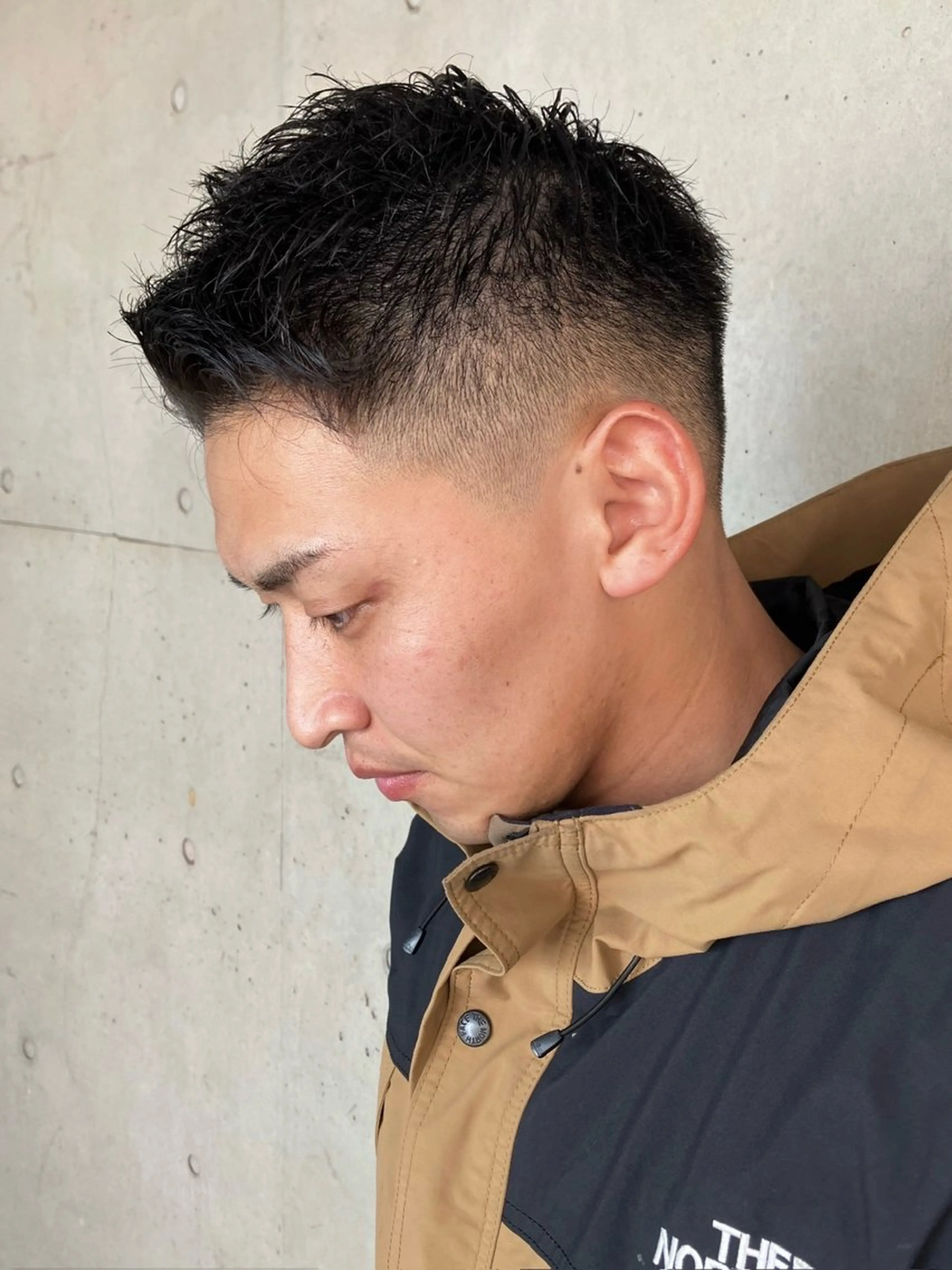 メンズ アップバング フェードカット カット ヘッドスパ Lumderica(ラムデリカ)所属・横浜/元町/石川町 ラムデリカYUKAのヘアスタイル