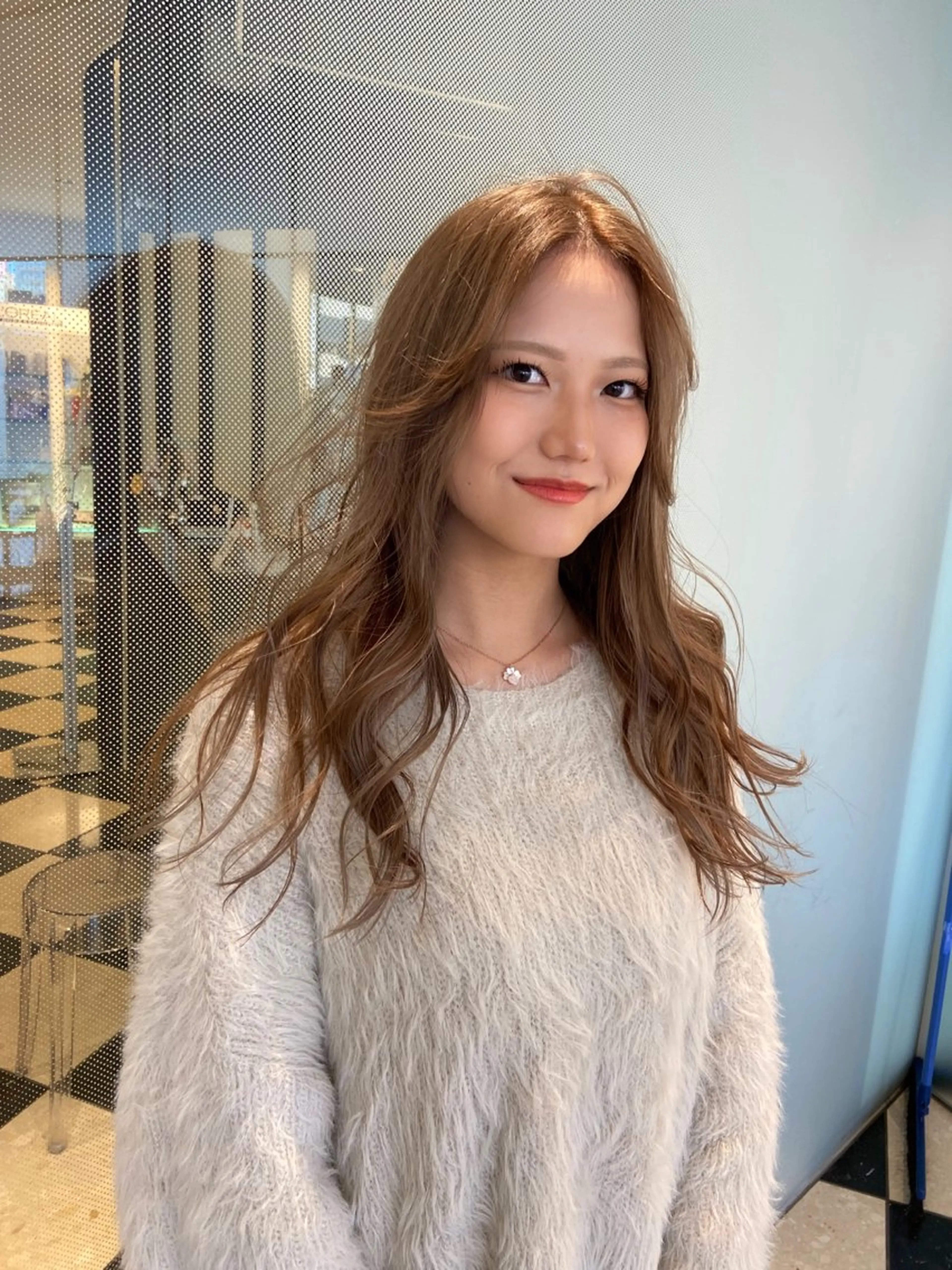 ロング 顔周りカット 加藤 こゆきのヘアスタイル