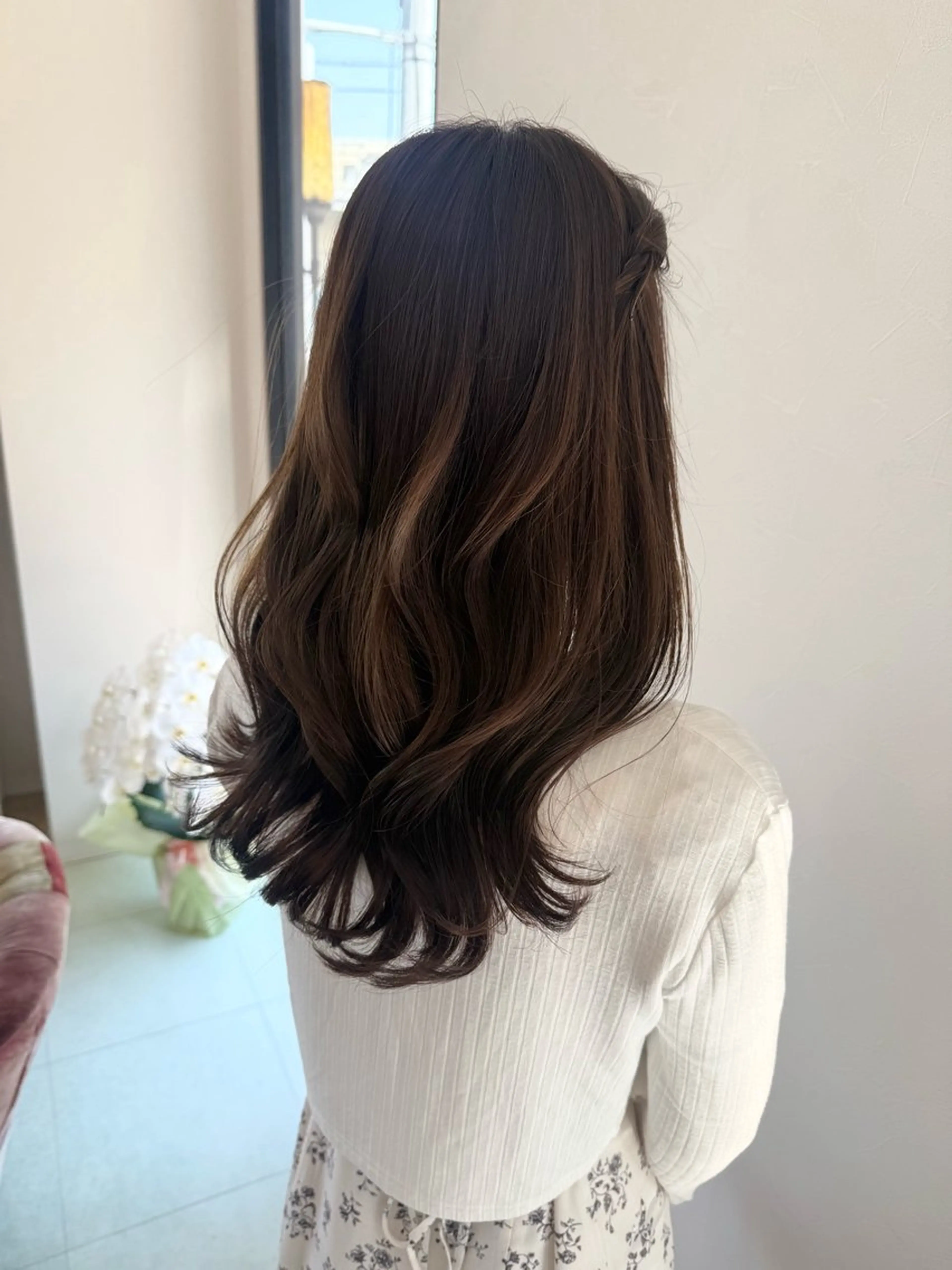 ロング カラー ヘアアレンジ 🎀MONA あまね🎀のヘアスタイル