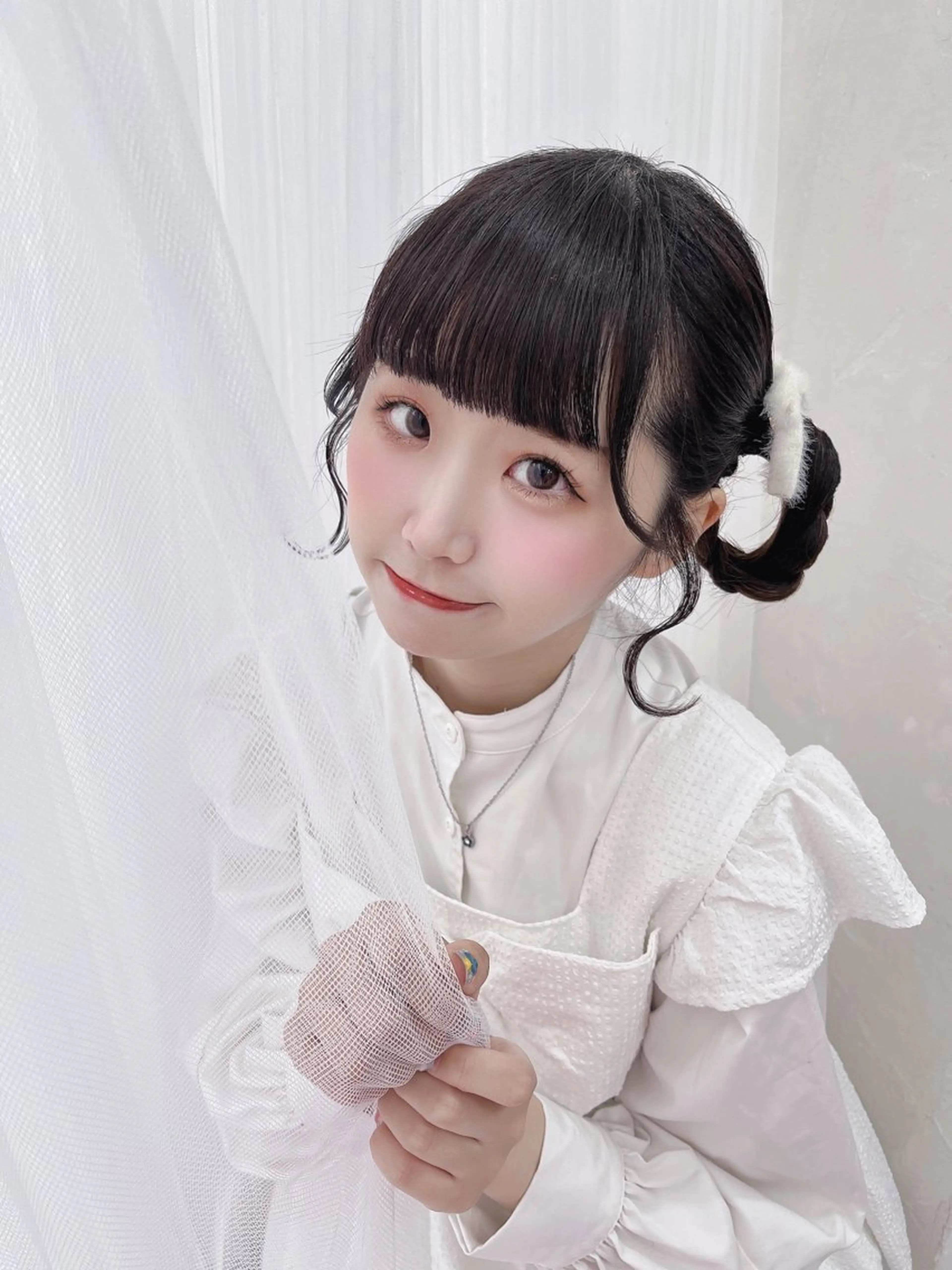 セミロング ヘアセット ハイトーン/アレンジ かなで⊹ ࣪ ˖⟡のヘアスタイル