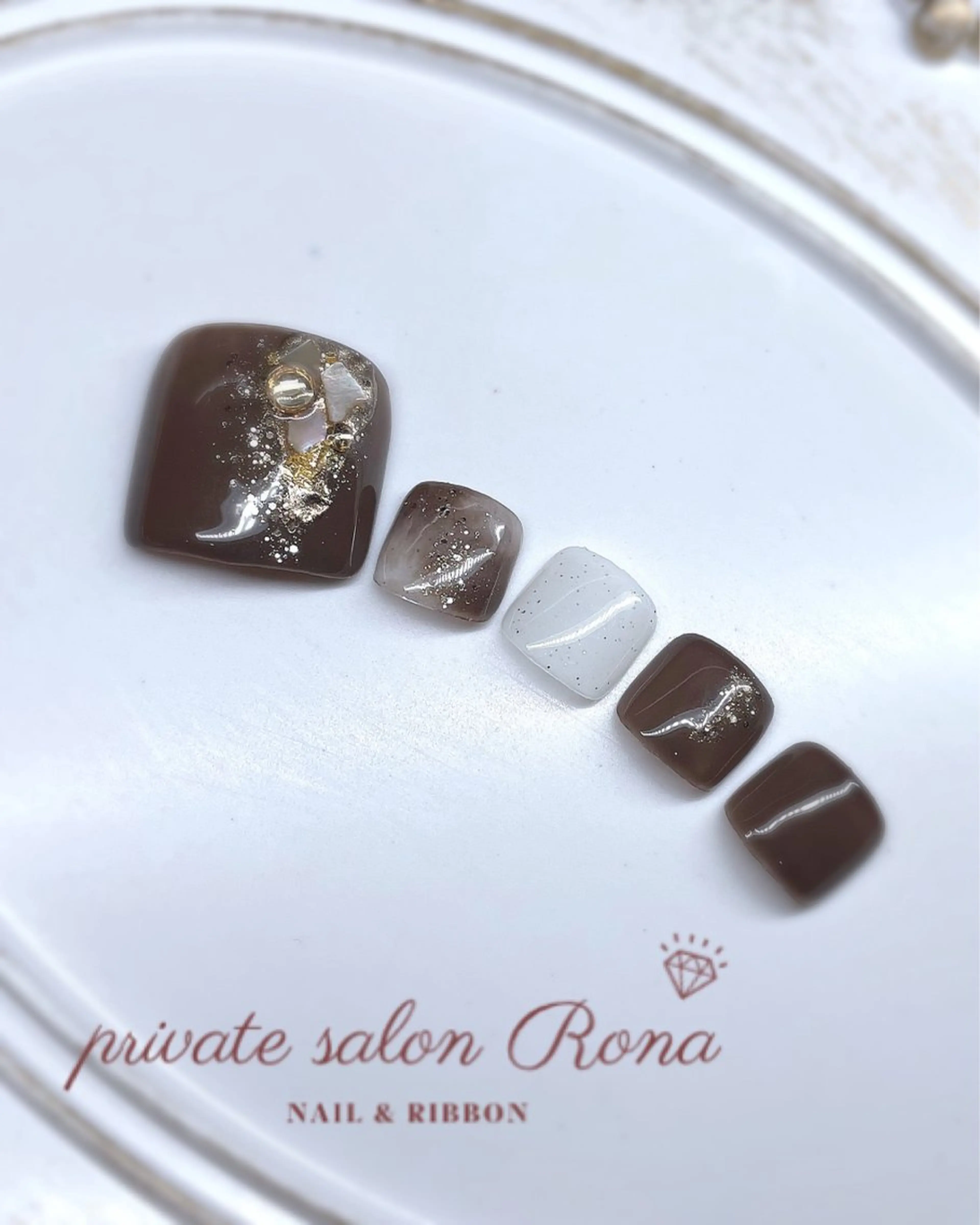 フットネイル【アートし放題】の写真