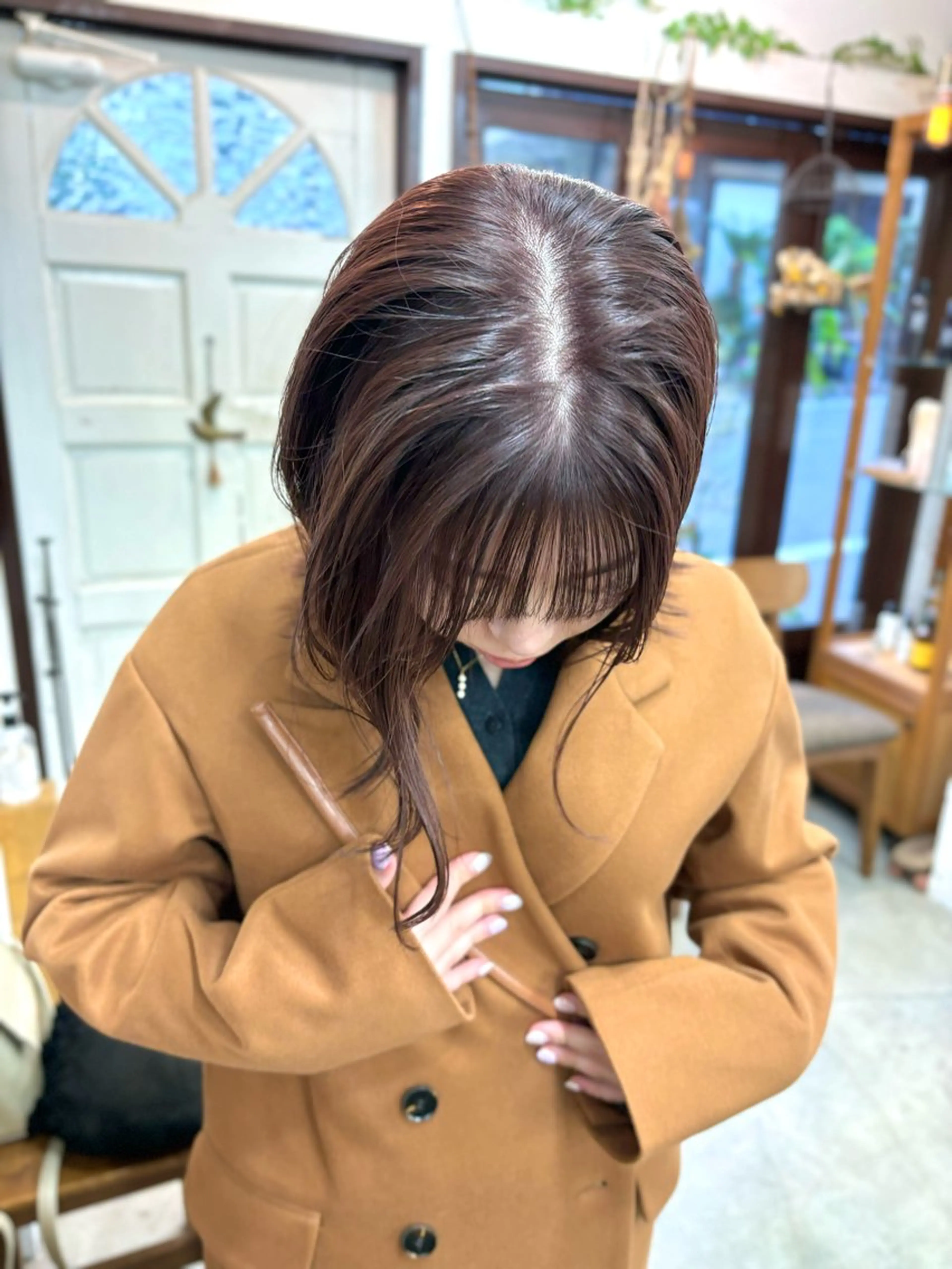 ミディアム カラー ブラウンカラー ダブルカラー ピンクカラー ピンクブラウン パープルカラー カット ヘアカラー トリートメント CIEN所属・ayano🫧 《CIEN》のヘアスタイル