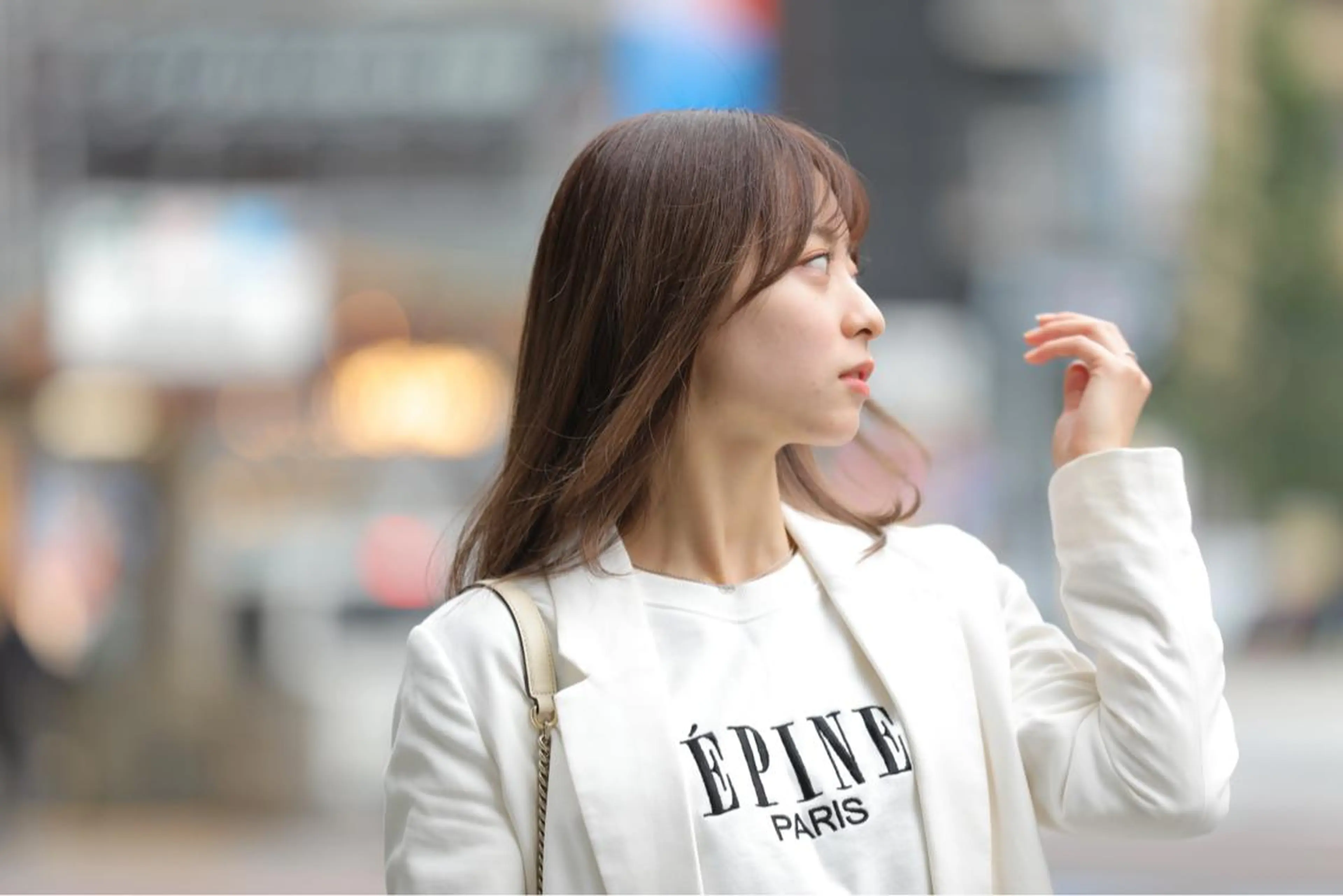 ミディアム カラー パーマ ヘアアレンジ メンズ キッズ ネイル マツエク・マツパ アイブロウ メンズハイライト 透明感カラー ハイライトカラー 眉カラー ハイライト Endearing 銀座/レイヤーカットのヘアスタイル