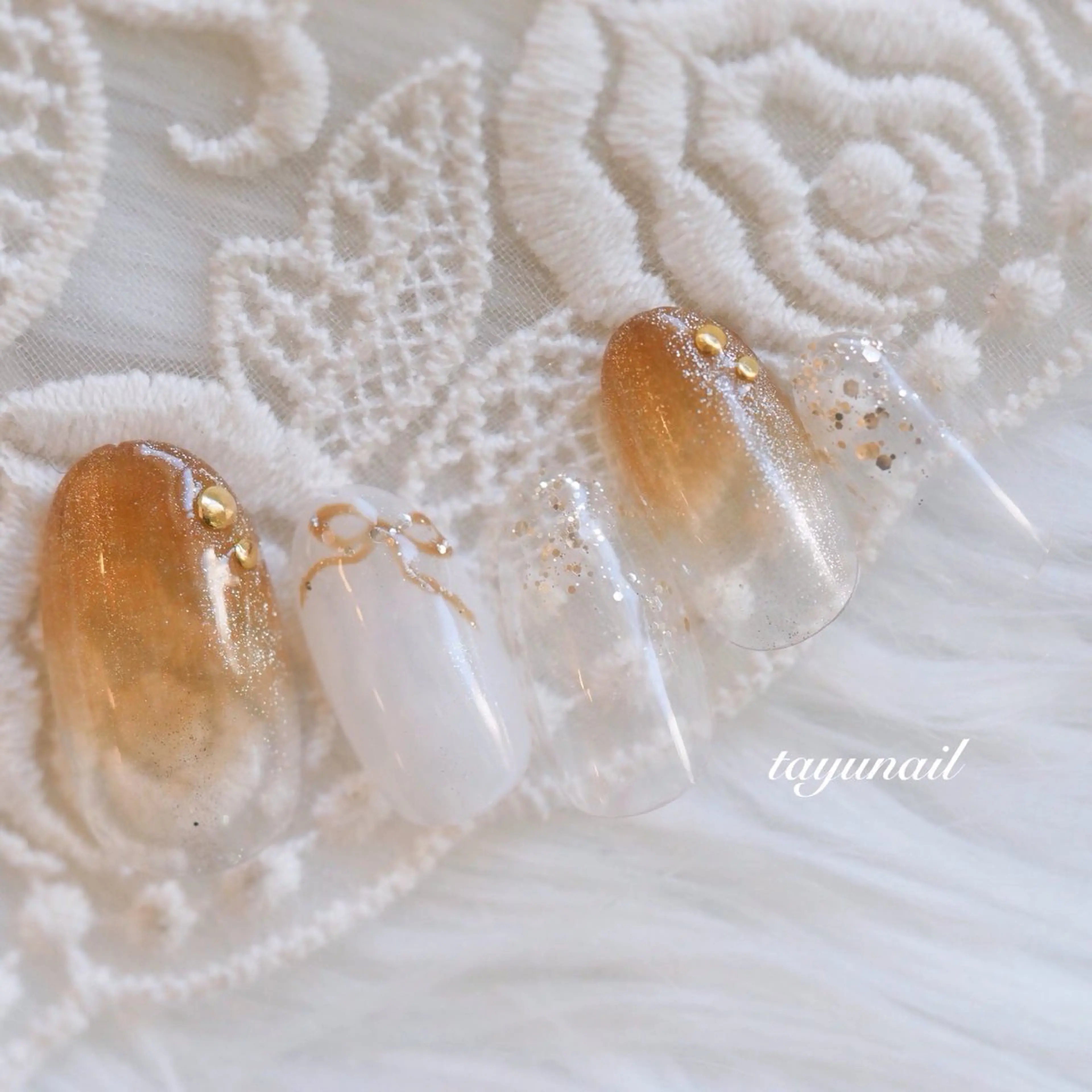 ネイル アートネイル ジェルネイル パラジェル ハンドネイル ネイルサロン・ネイルスクール　たゆnail所属・ネイルサロン 【たゆnail】のネイルデザイン