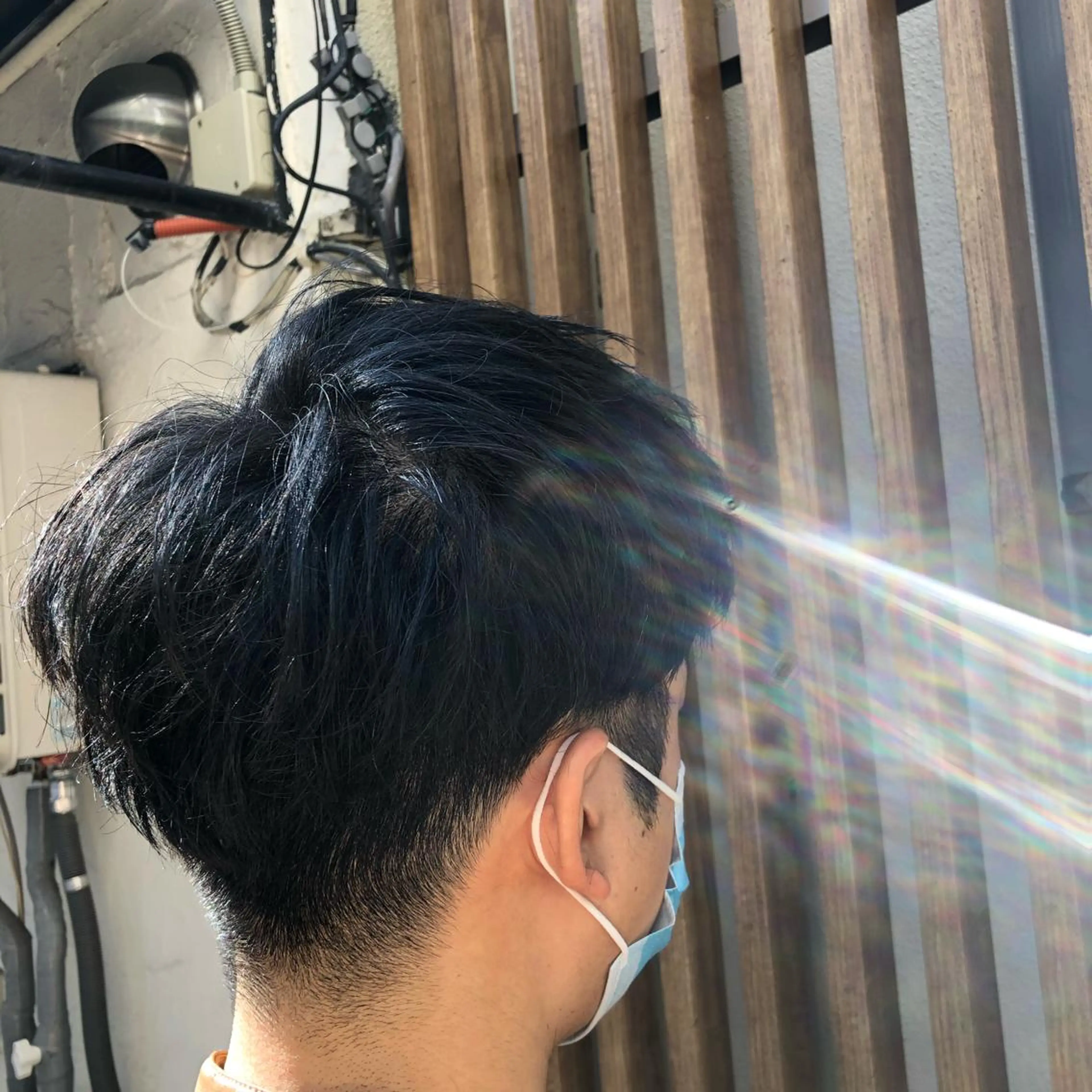 メンズ カット ヘッドスパ ヘアセット BELO福島所属・ツイストスパイラル 成林康平のヘアスタイル