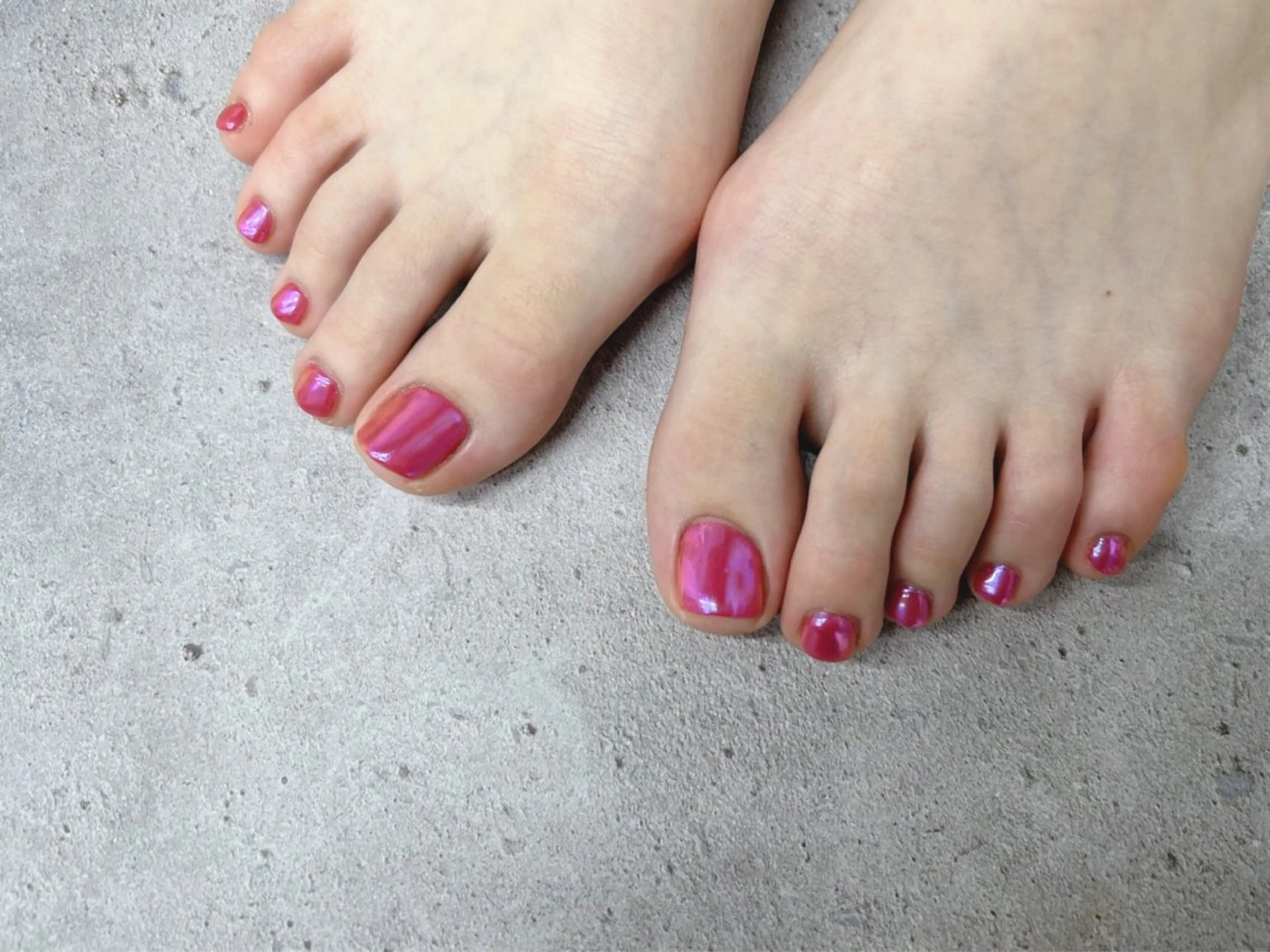 フットネイルマグネット/ミラー/フラッシュネイルコース¥7.000-オフ込み、ケア込み、フットバス付きの写真