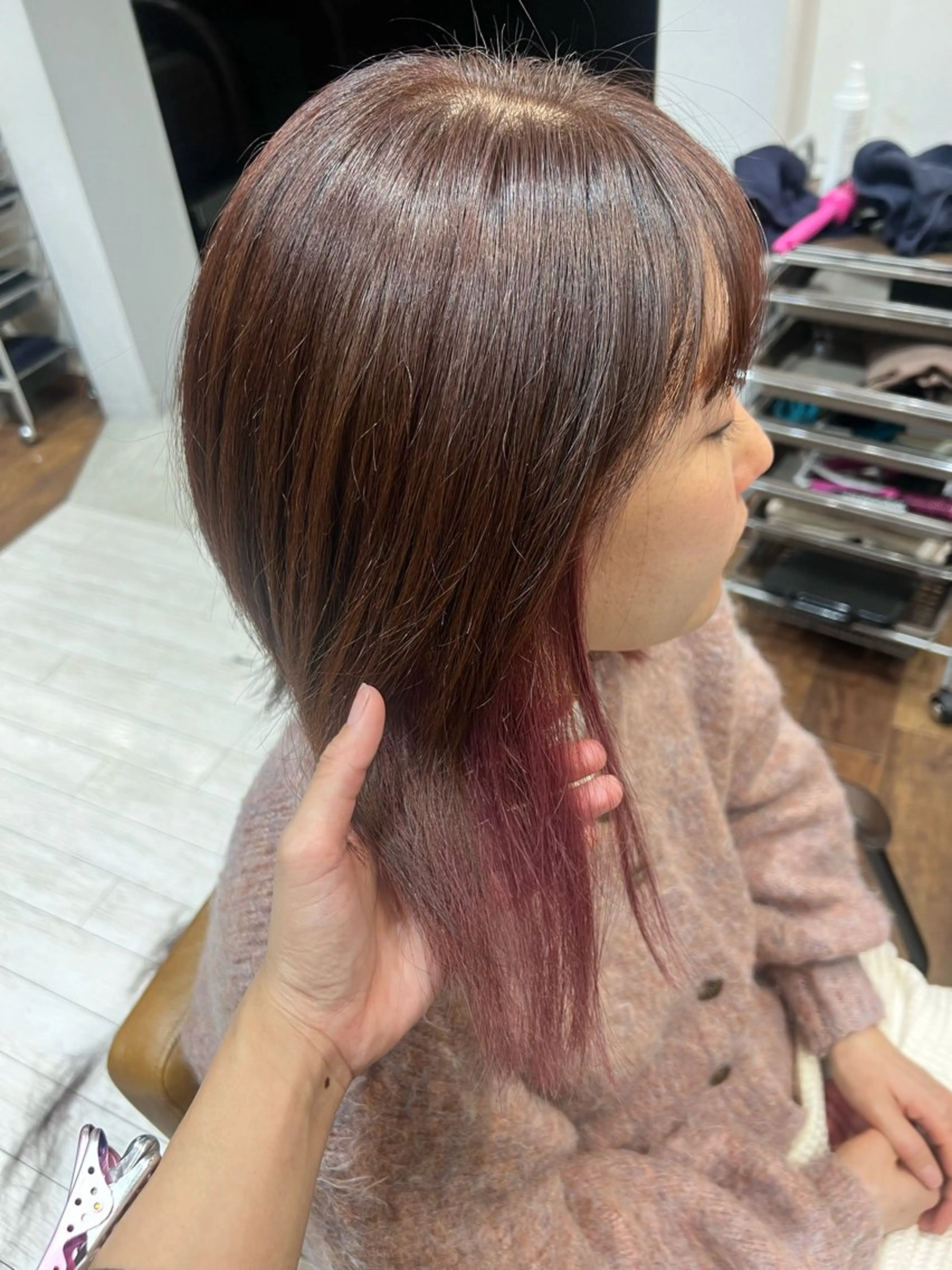 ミディアム カット ヘアカラー 🌻井上 マリー🌻のヘアスタイル