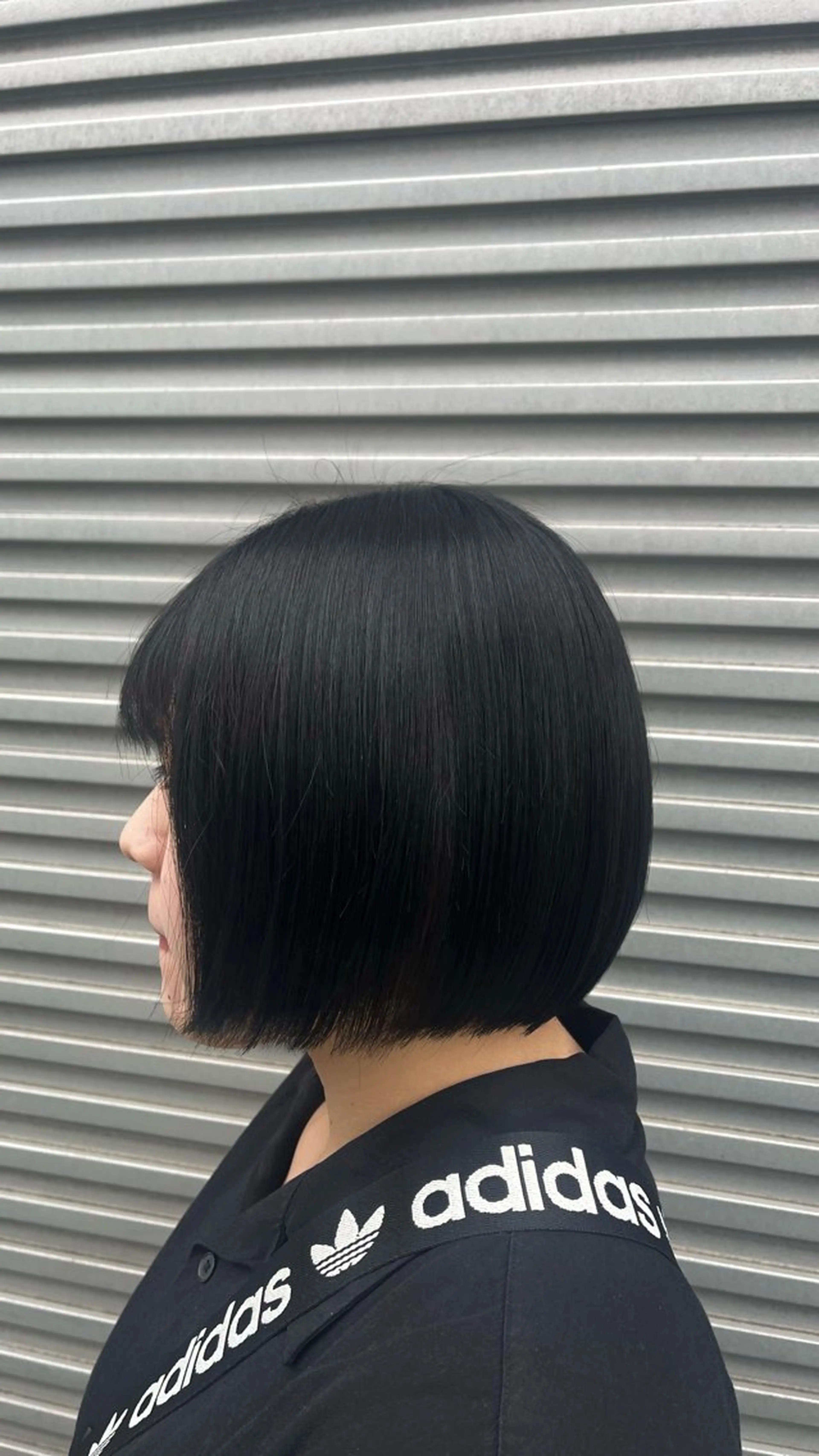 ショート カラー 切りっぱなしボブ 黒髪 ブルーカラー ブルーブラック 透明感カラー ベージュカラー⌇﻿ くびれヘア.𐙚心音のヘアスタイル