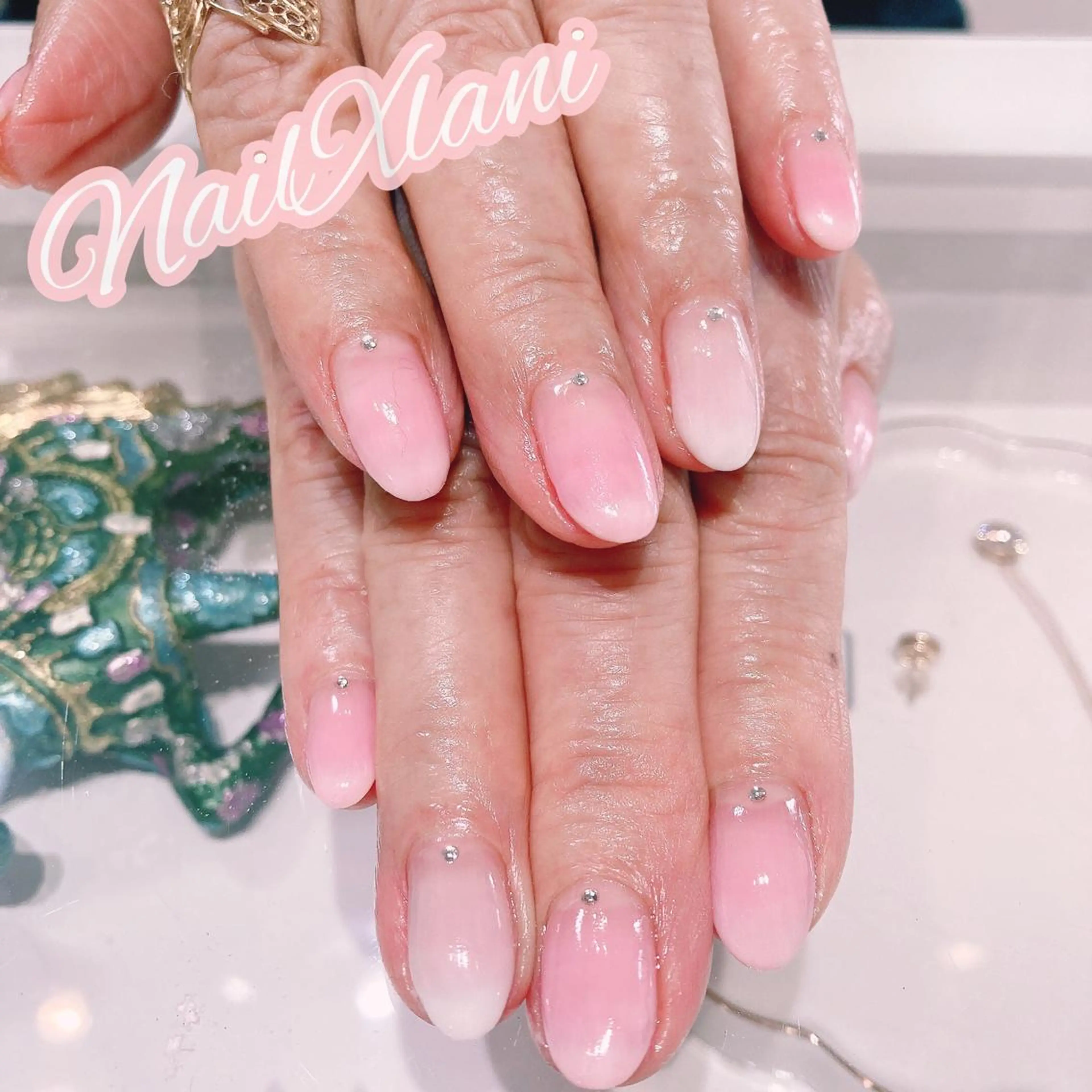 ネイル ハンドネイル Nail×Lani 深爪矯正対応◎のネイルデザイン