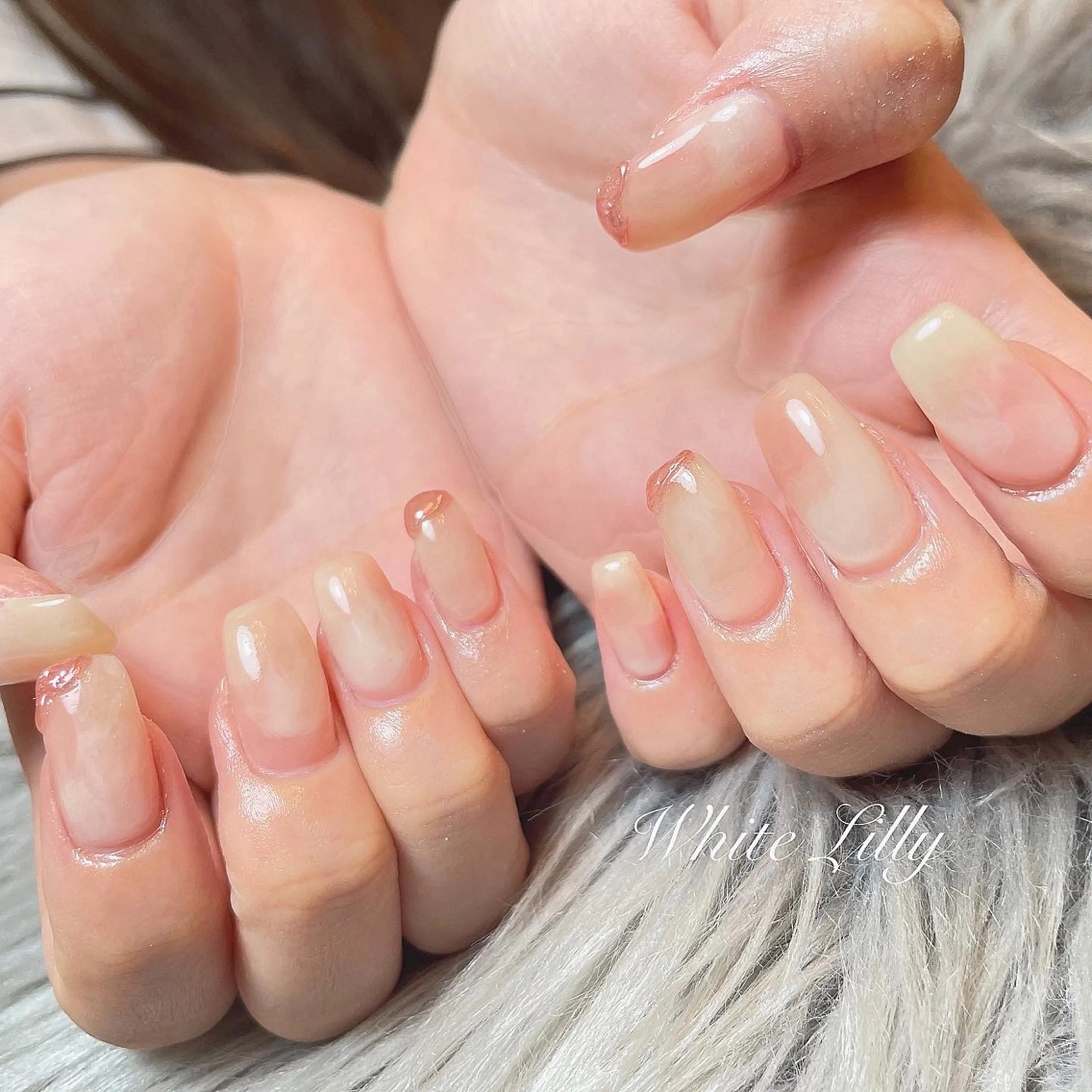 ネイル ハンドネイル White lily所属・牧田 雅世のネイルデザイン