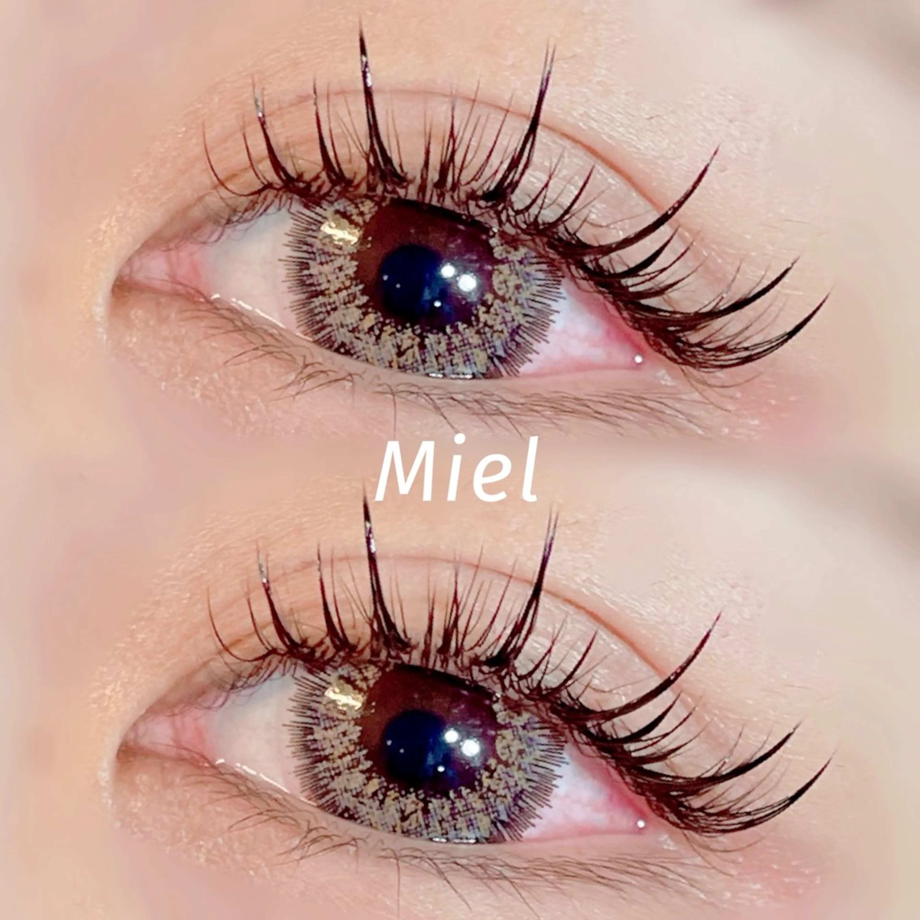 マツエク・マツパ カラーマツエク フラットラッシュ ボリュームラッシュ ワンホンマツエク Mori ✨Mystical✨のマツエク・マツパデザイン