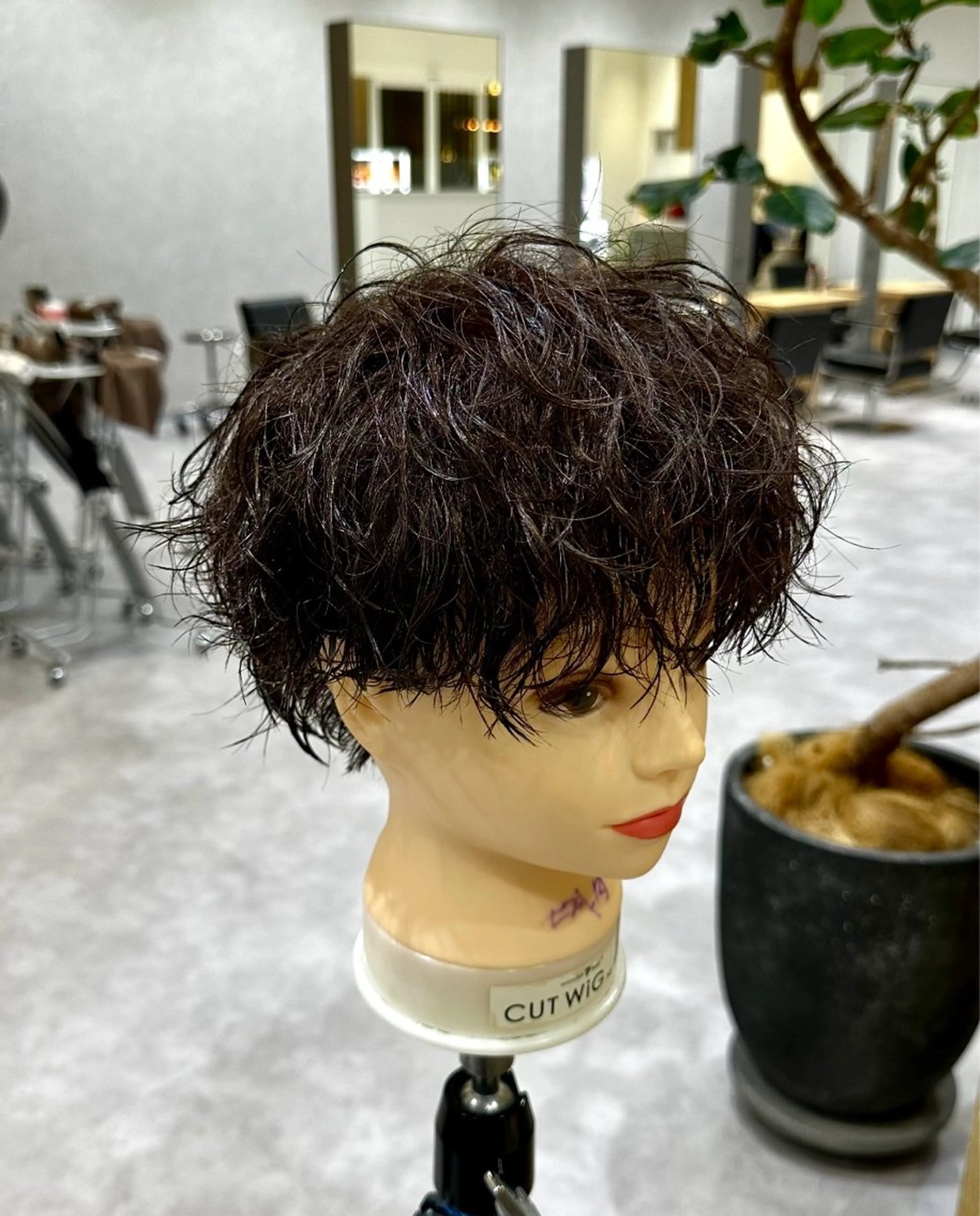 メンズカット+ツイストスパイラルパーマ150分の写真