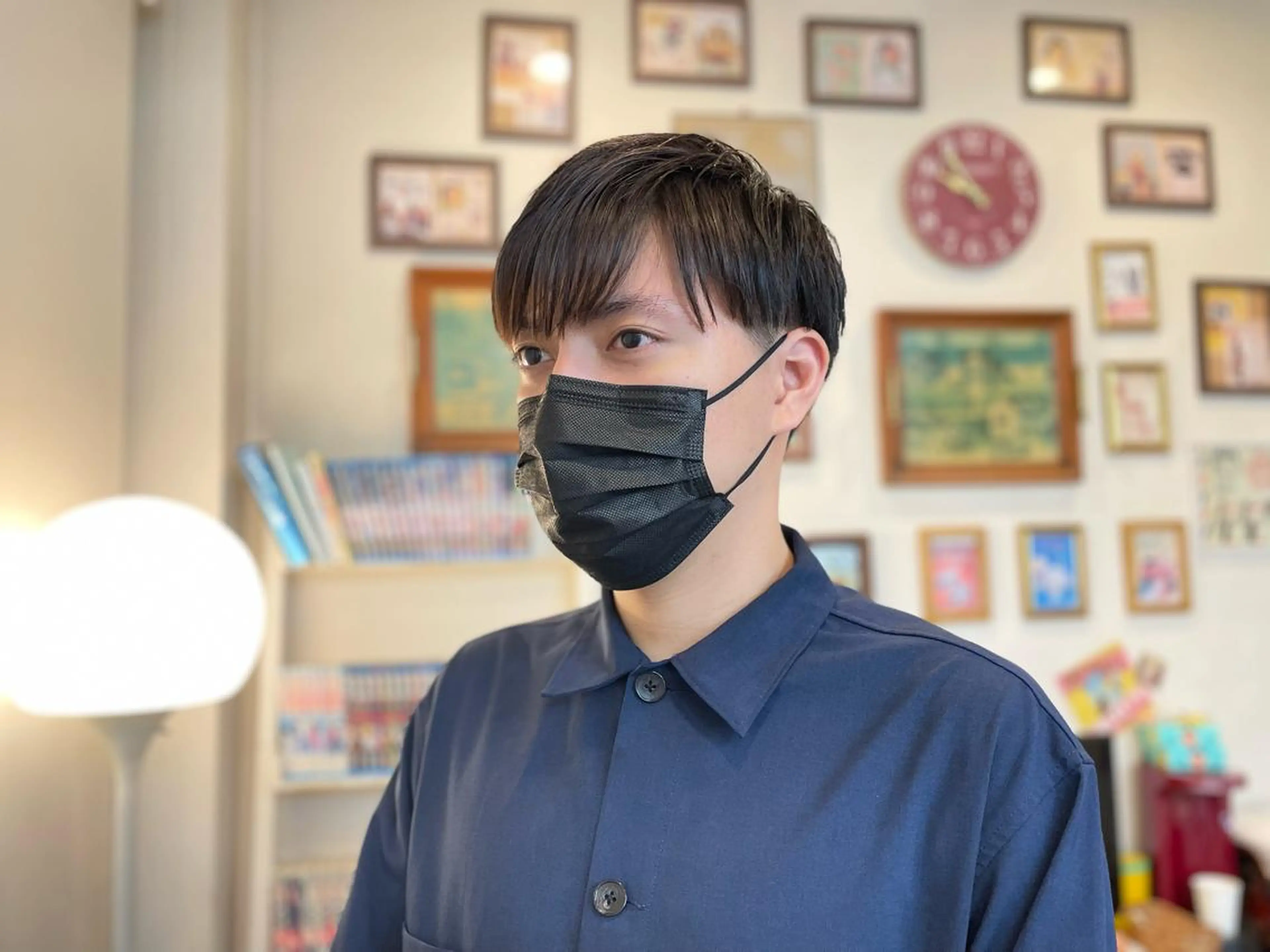 ショート メンズ マッシュ 刈り上げ ショートヘア BARBER CHERRY CLUB所属・山田 美翔のヘアスタイル