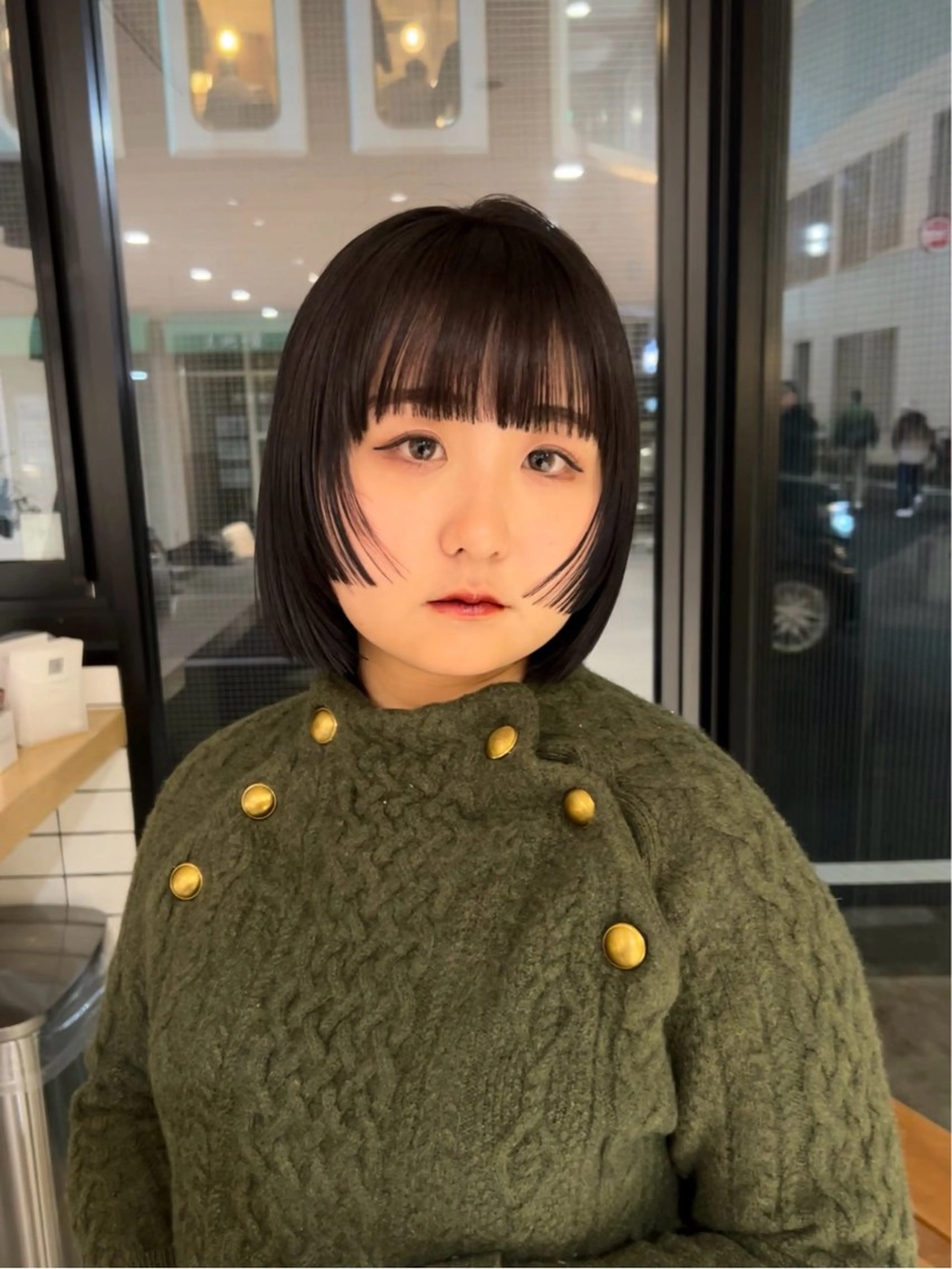 ショート カラー ブラウンカラー 透明感カラー パープルカラー ボブ 顔周りカット Sora/レイヤー/ 似合わせカラー🤎のヘアスタイル