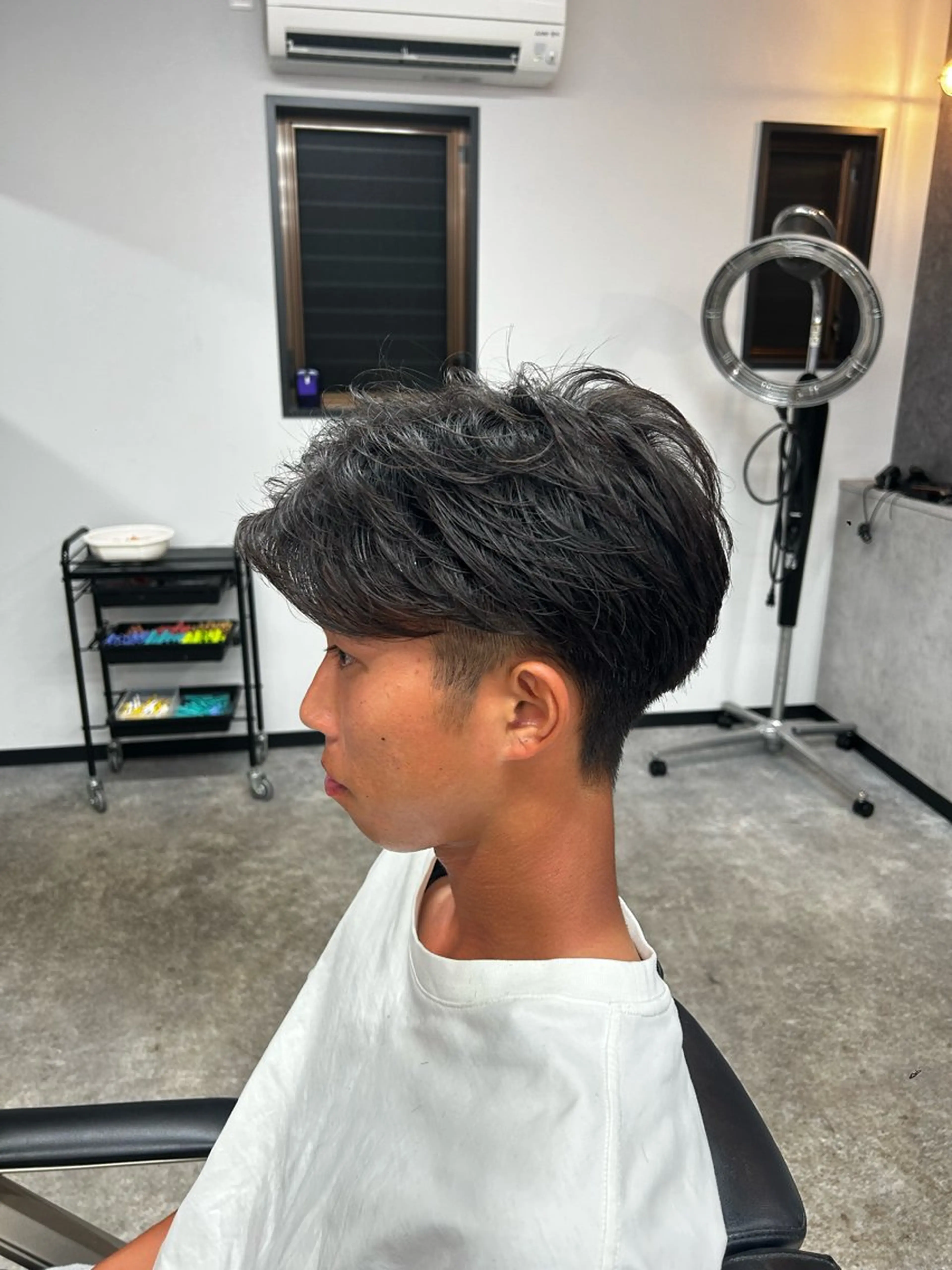 ショート パーマ メンズ ショートヘア カット パーマ メンズカット/ メンズパーマ/佐藤のヘアスタイル