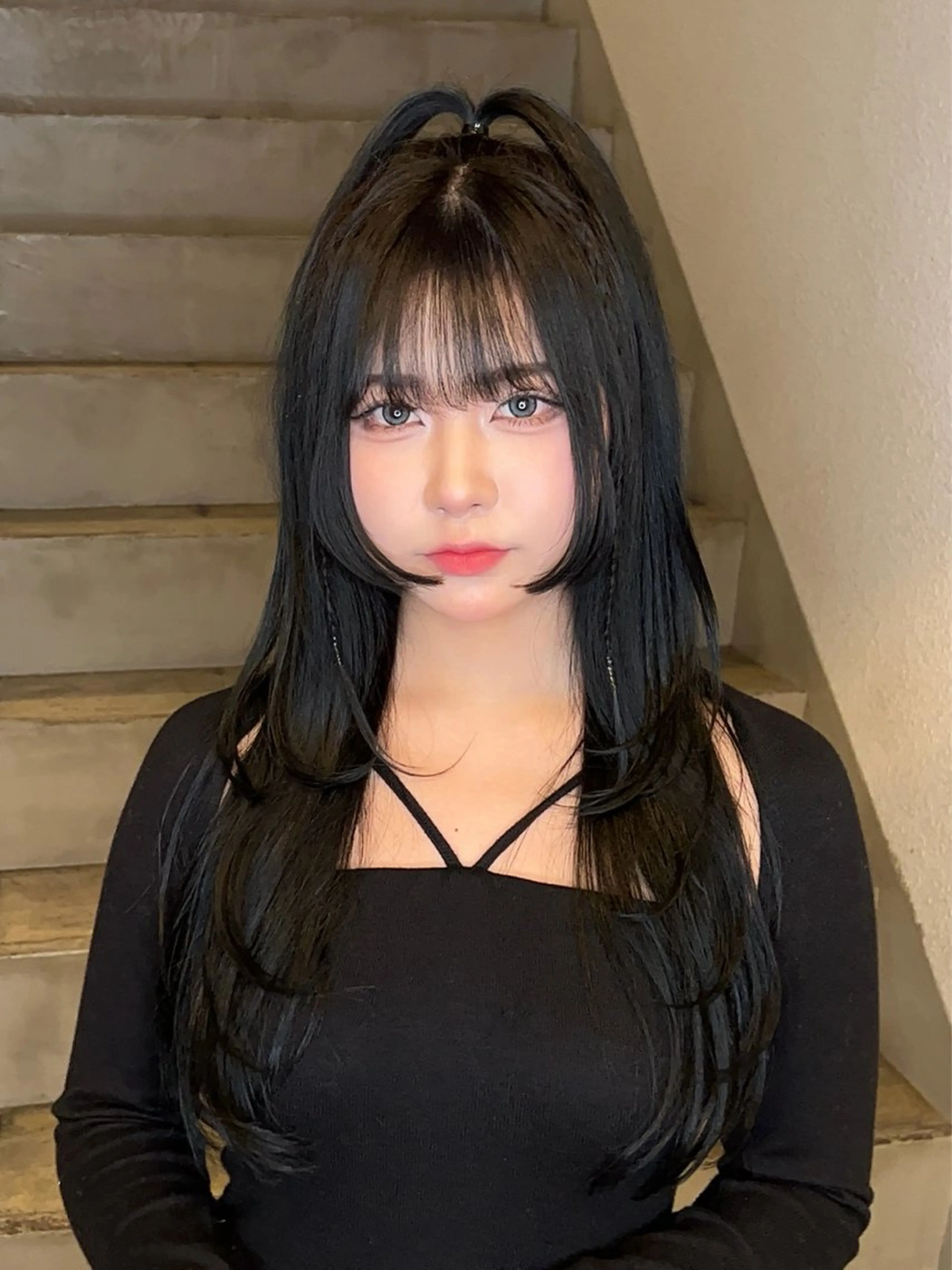 【カット+プレミアムケアカラー】ロング料金込みの写真