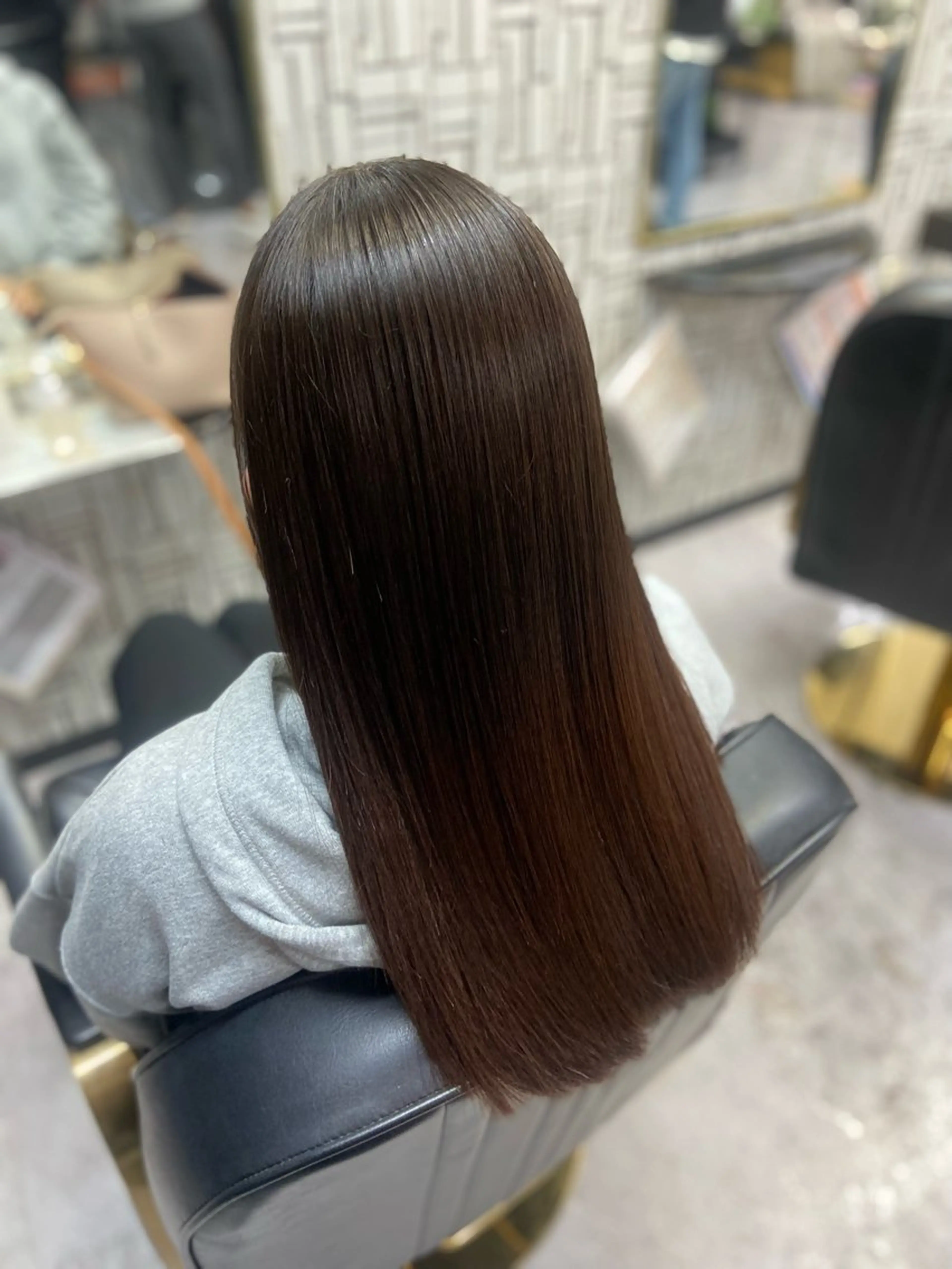 ロング 学生 瀧下 唯のヘアスタイル