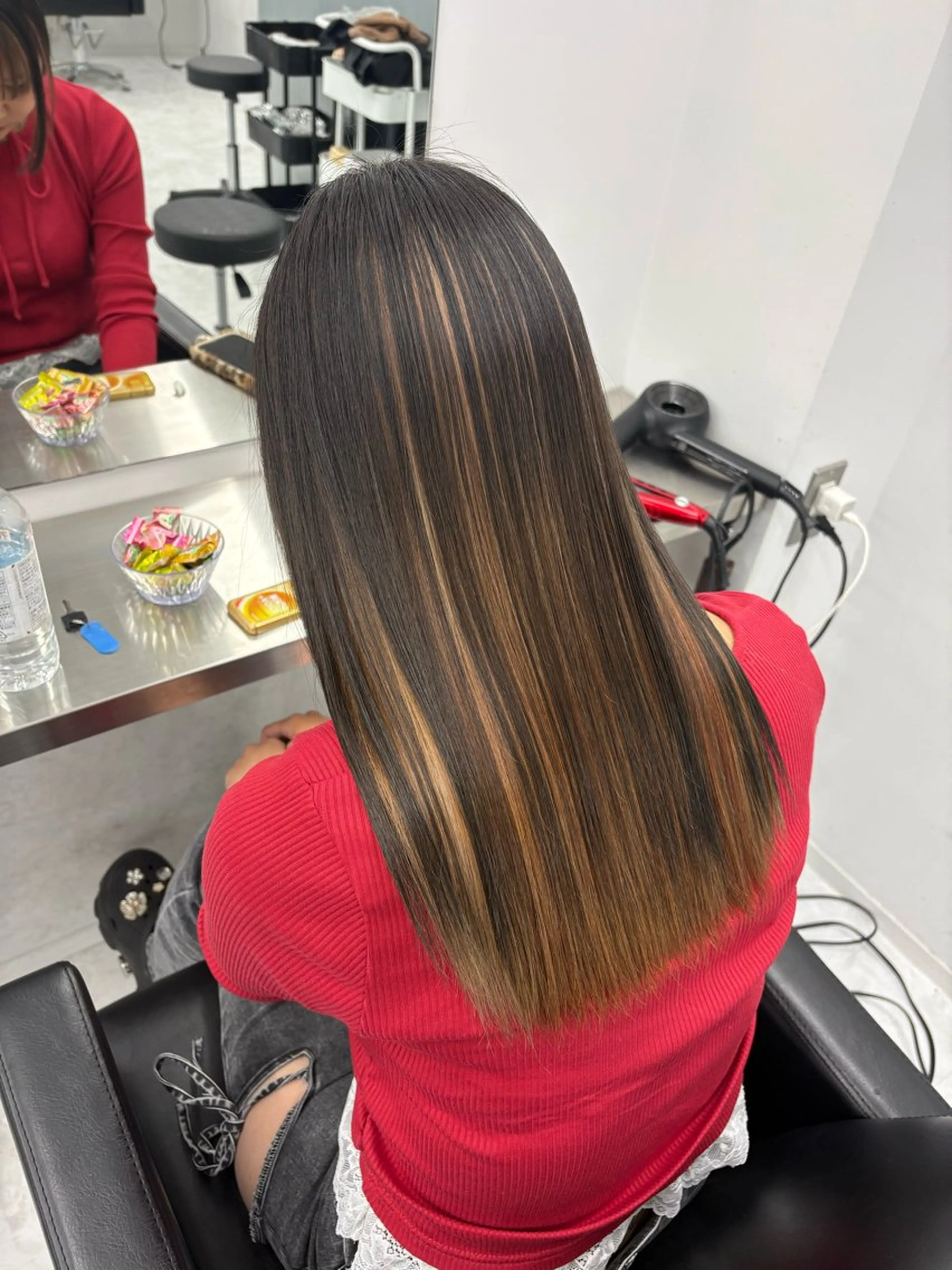 セミロング カラー 似合わせカラー✞✟ ayumi🐈‍⬛のヘアスタイル