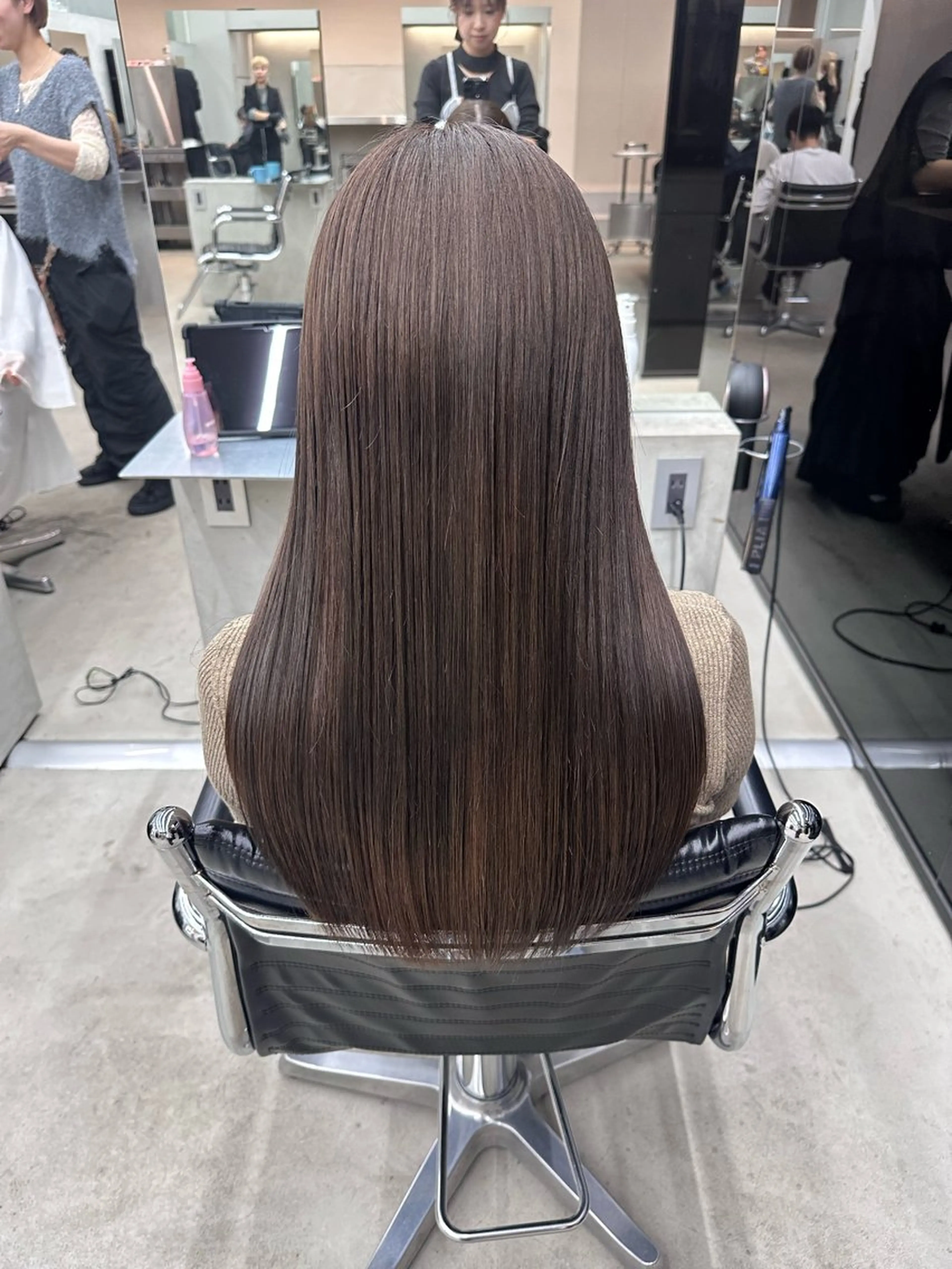 ロング カラー 髪質改善 トリートメント カット ヘアカラー トリートメント 染谷 遥花のヘアスタイル