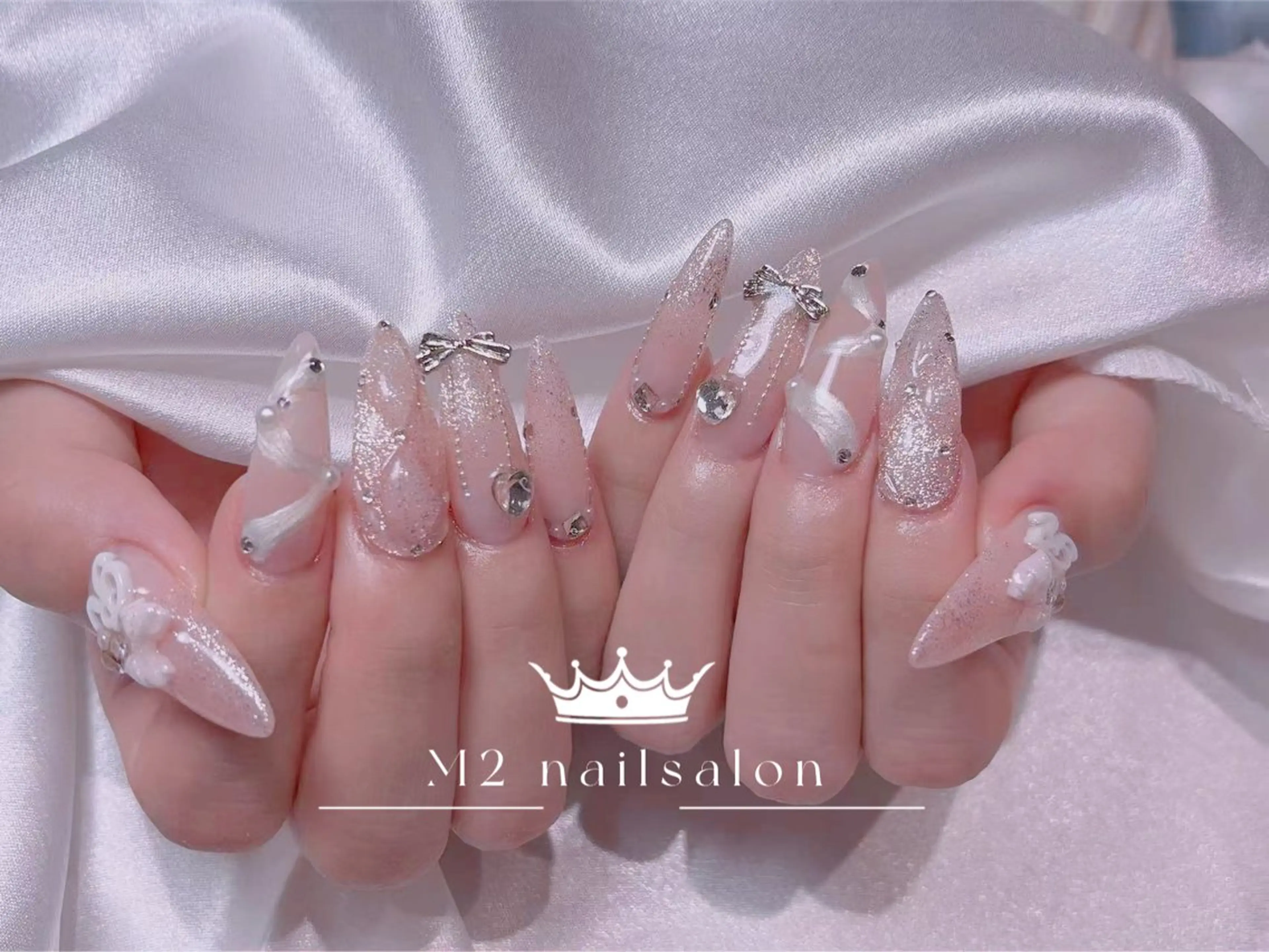 ネイル ハンドネイル 長さだし専門店 M2　rikaのネイルデザイン