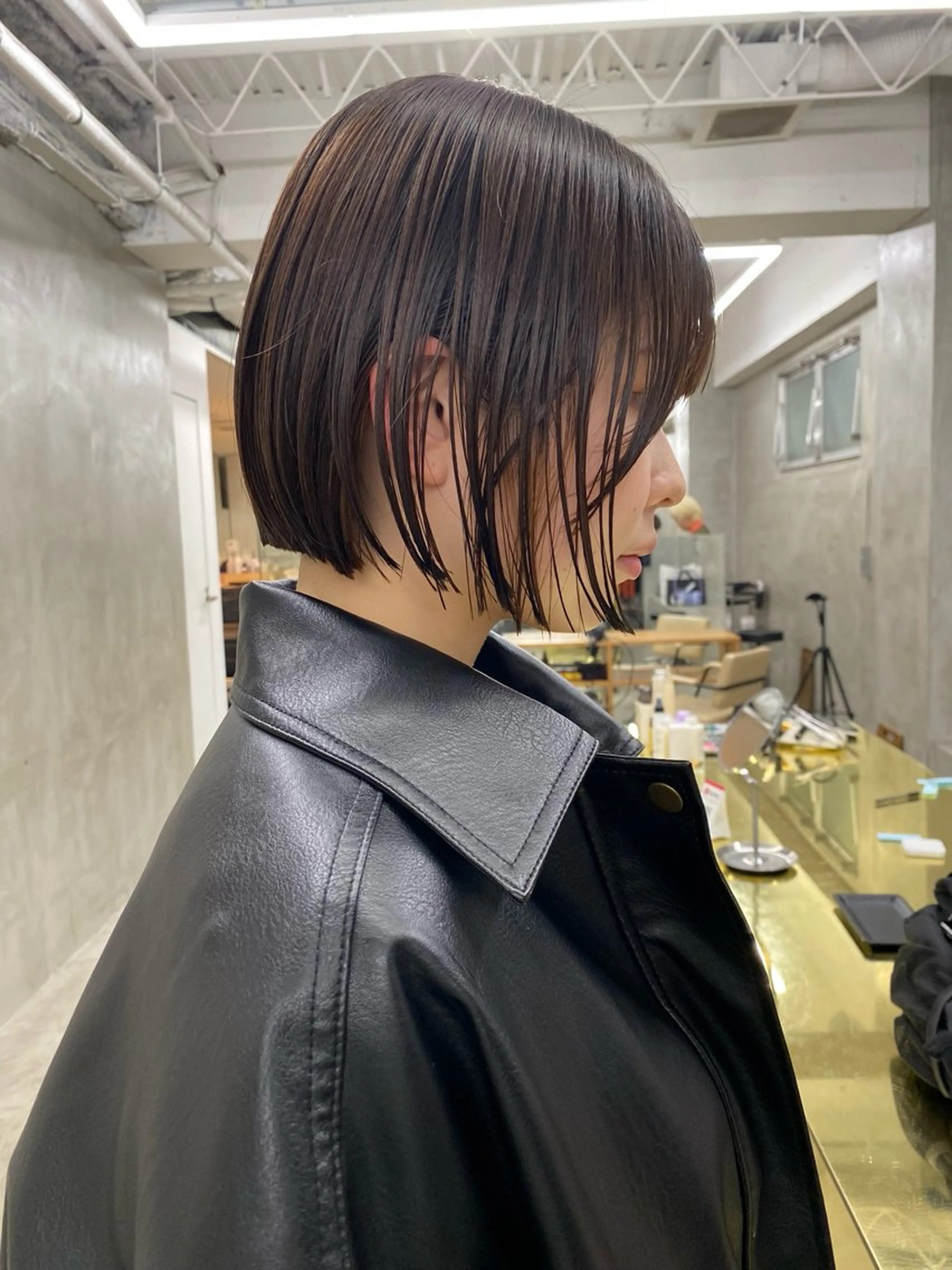 ショート カラー カット yiye 青山所属・無料カットモデル募集 🌱ひょうがのヘアスタイル