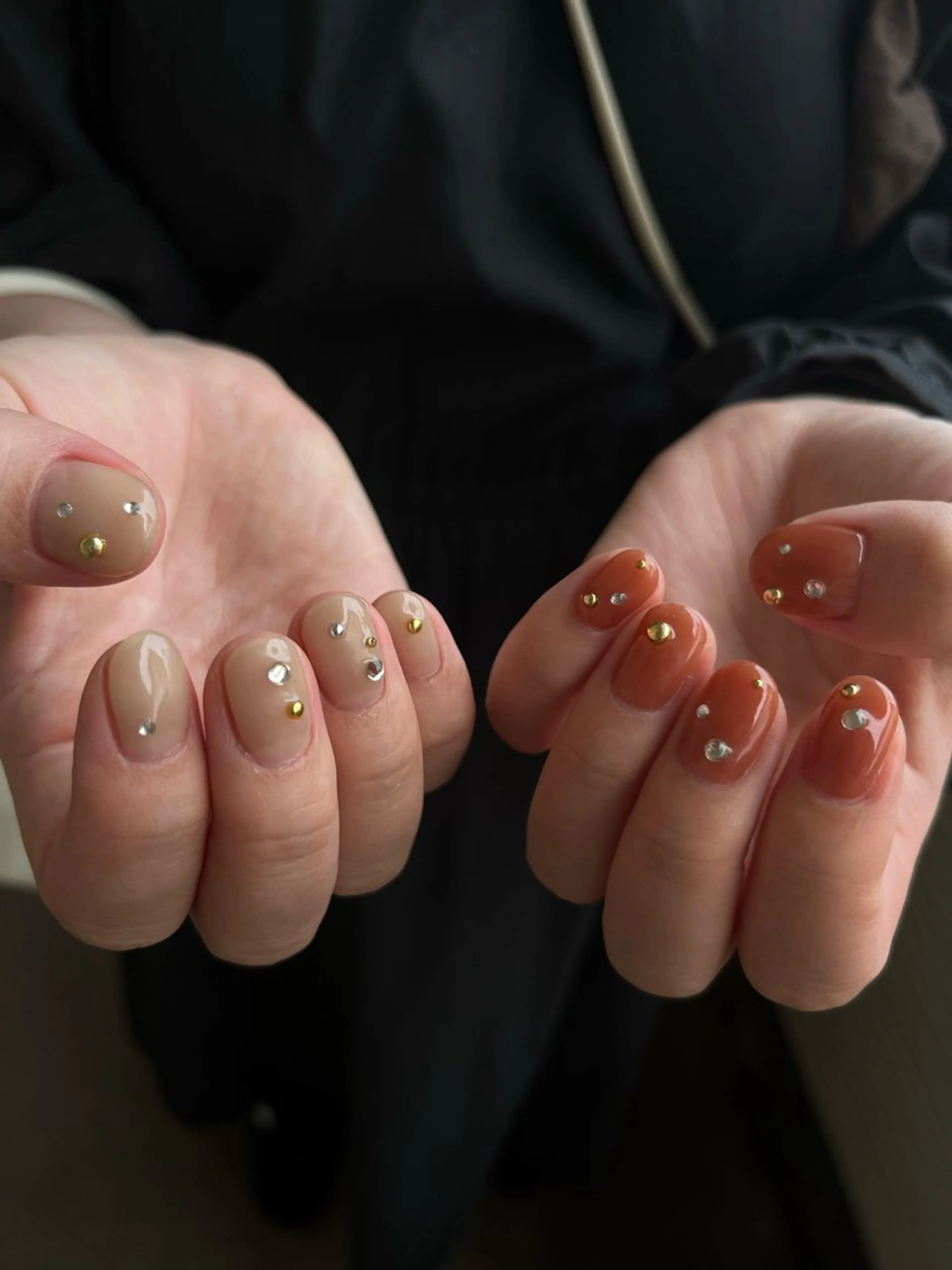 ネイル ハンドネイル Ray. ちゅるん系ニュアンスのネイルデザイン