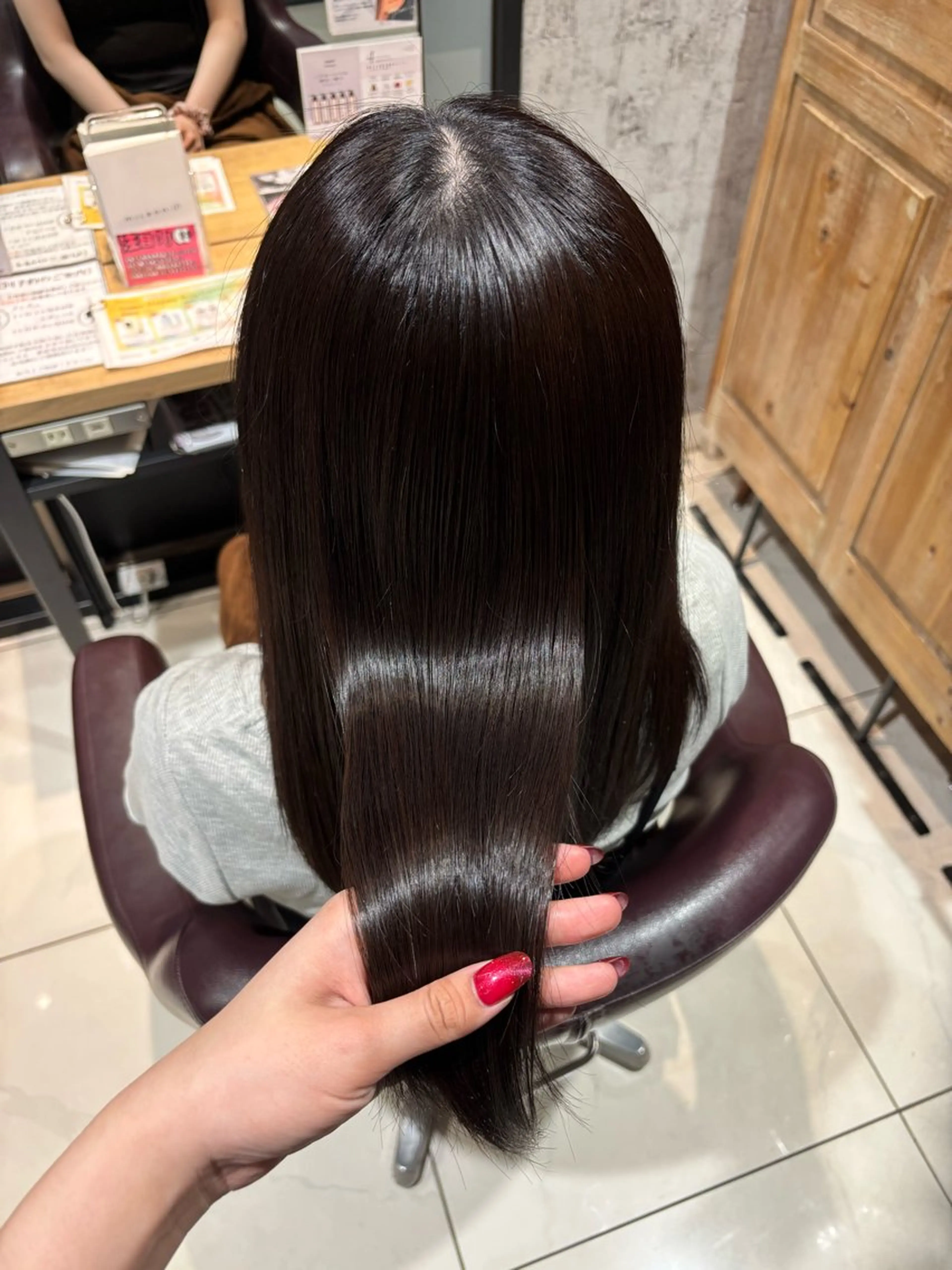 ロング カラー カット トリートメント 髪質改善韓国レイヤー /艶カラー/miyuのヘアスタイル