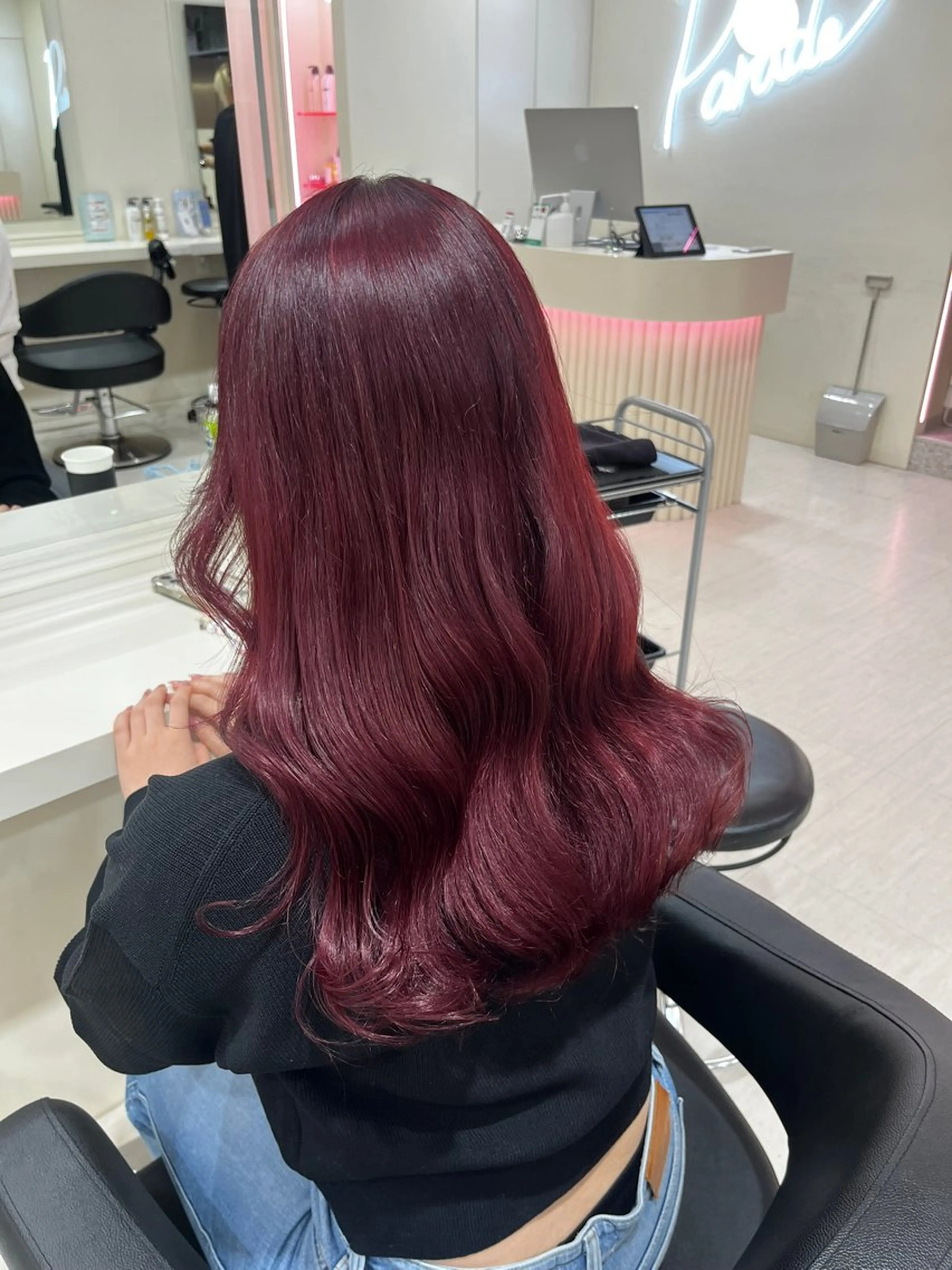 ロング カラー カット ヘアカラー トリートメント ヘアセット トレンド垢抜けヘア 🍒Manamiのヘアスタイル