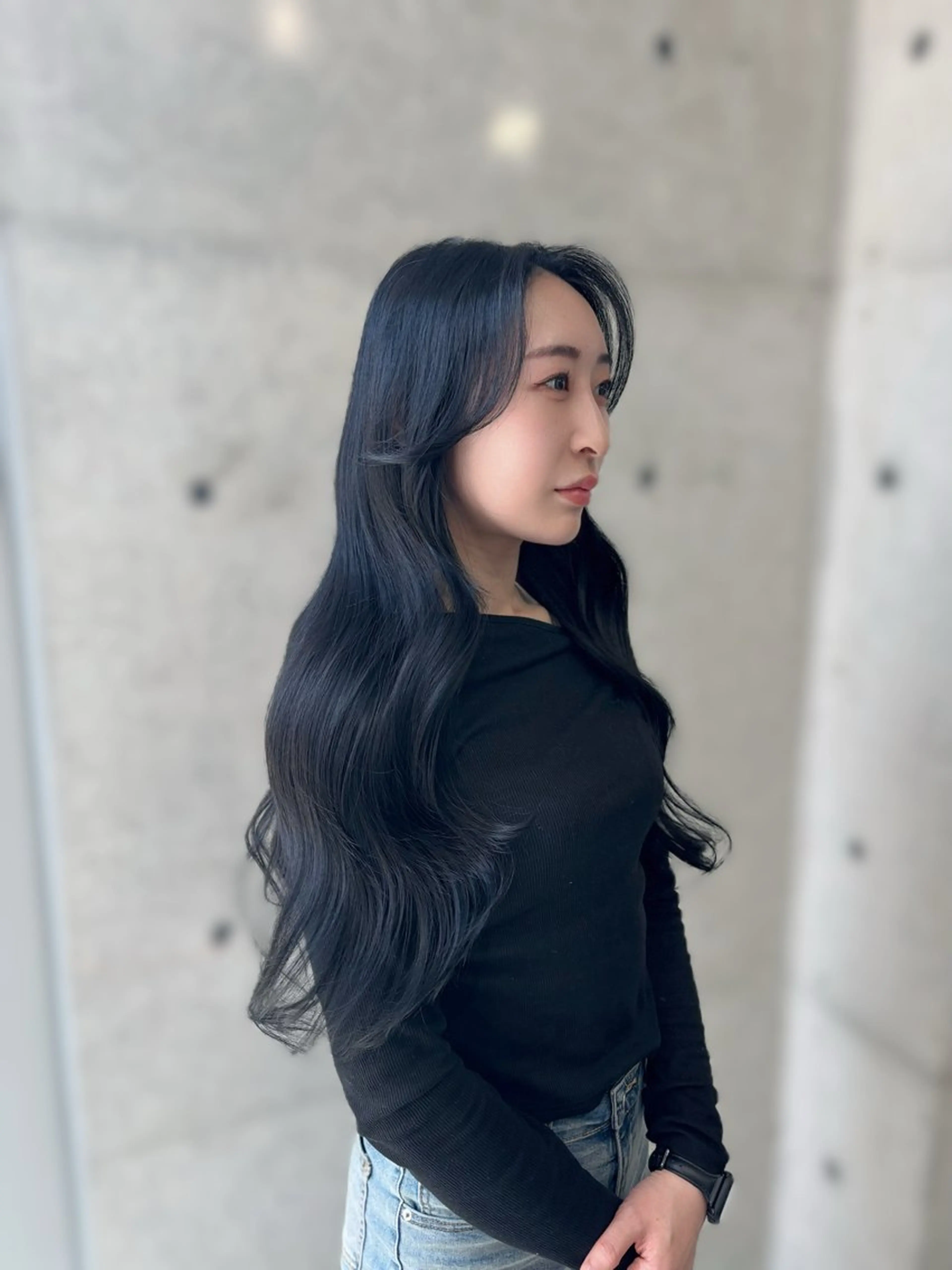 韓国式カット＋Aujuaトリートメント🖤の写真