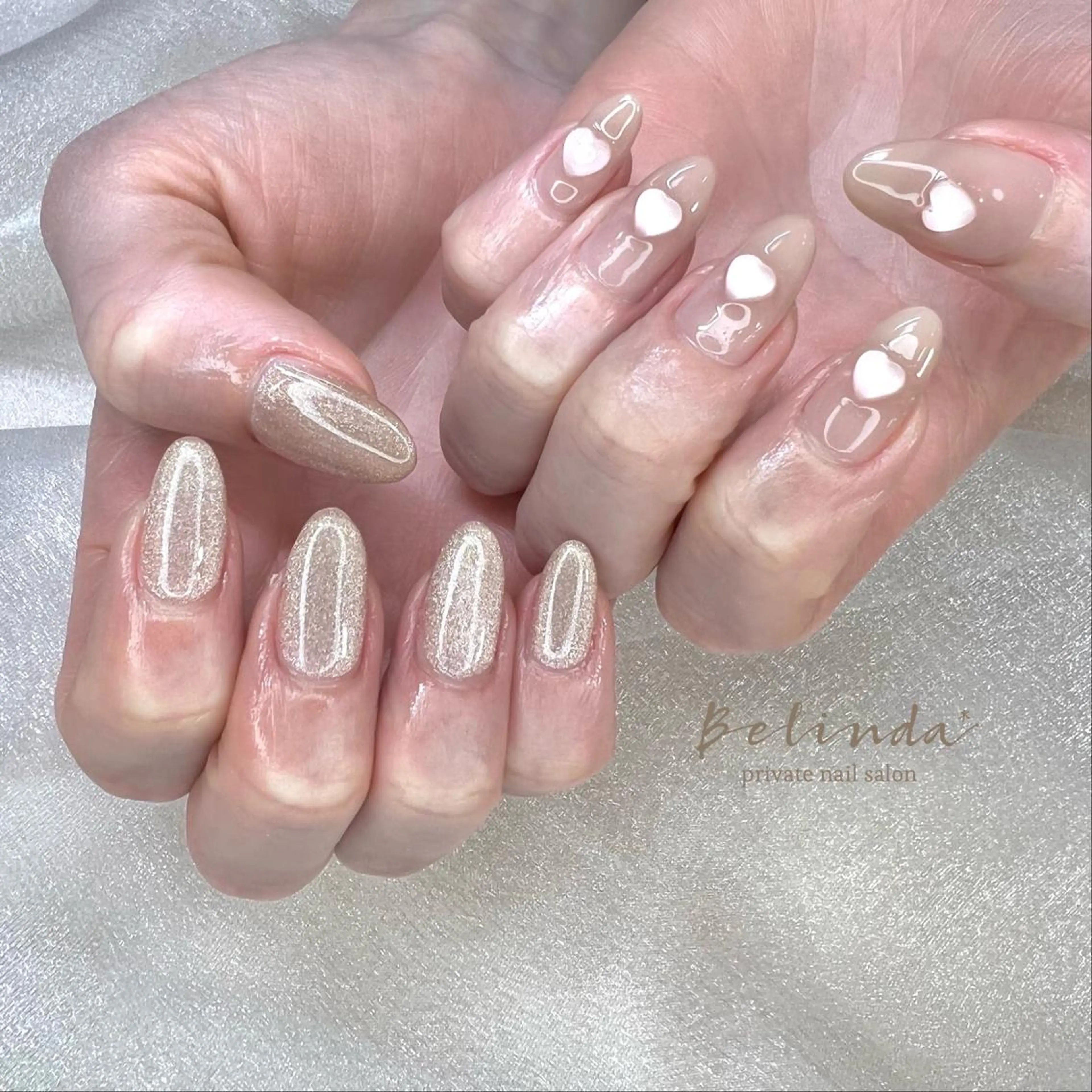 ネイル マグネットネイル ハンドネイル Belinda Nailのネイルデザイン