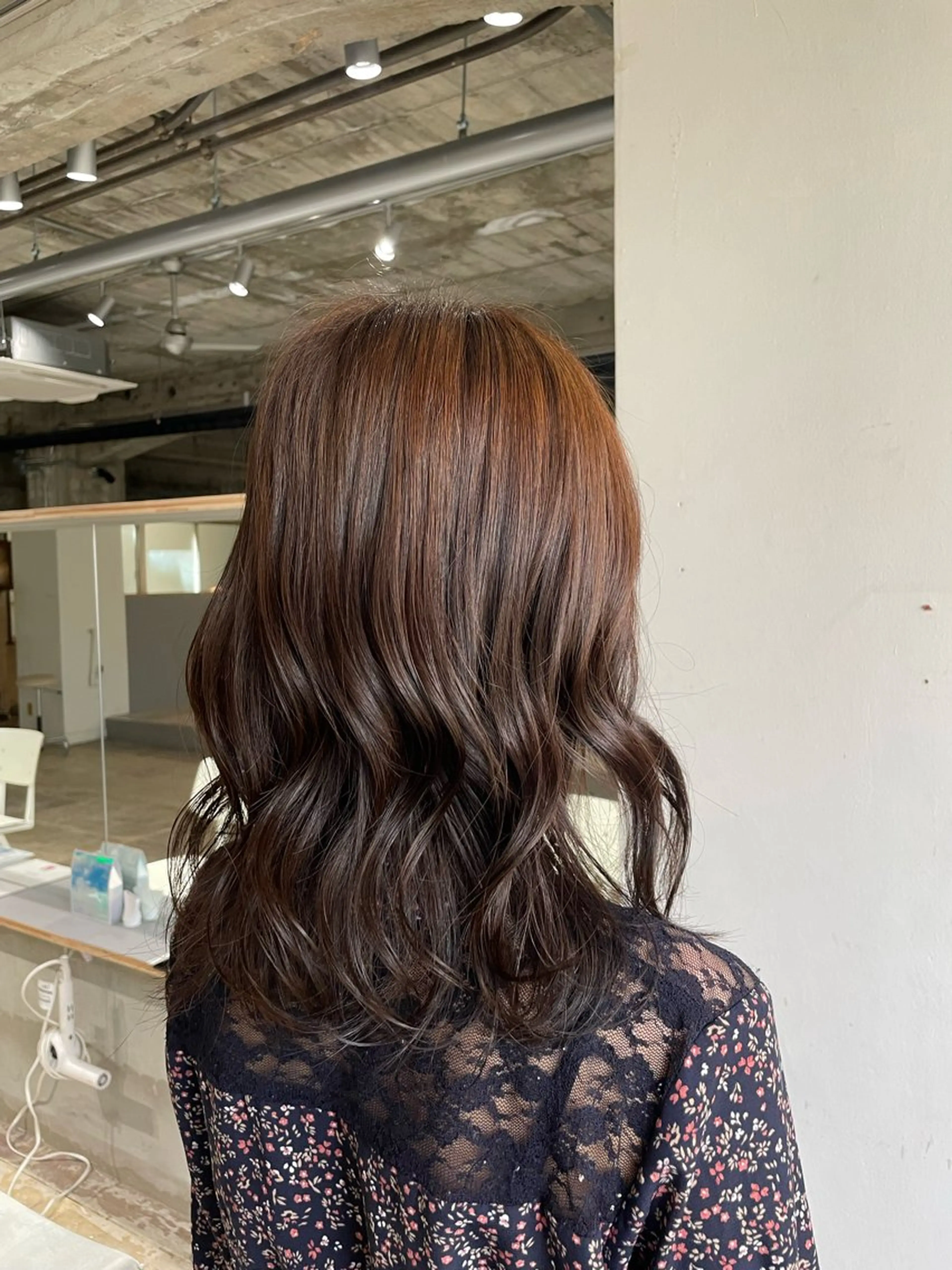 カラー ヘアカラー 安藤 まりのヘアスタイル